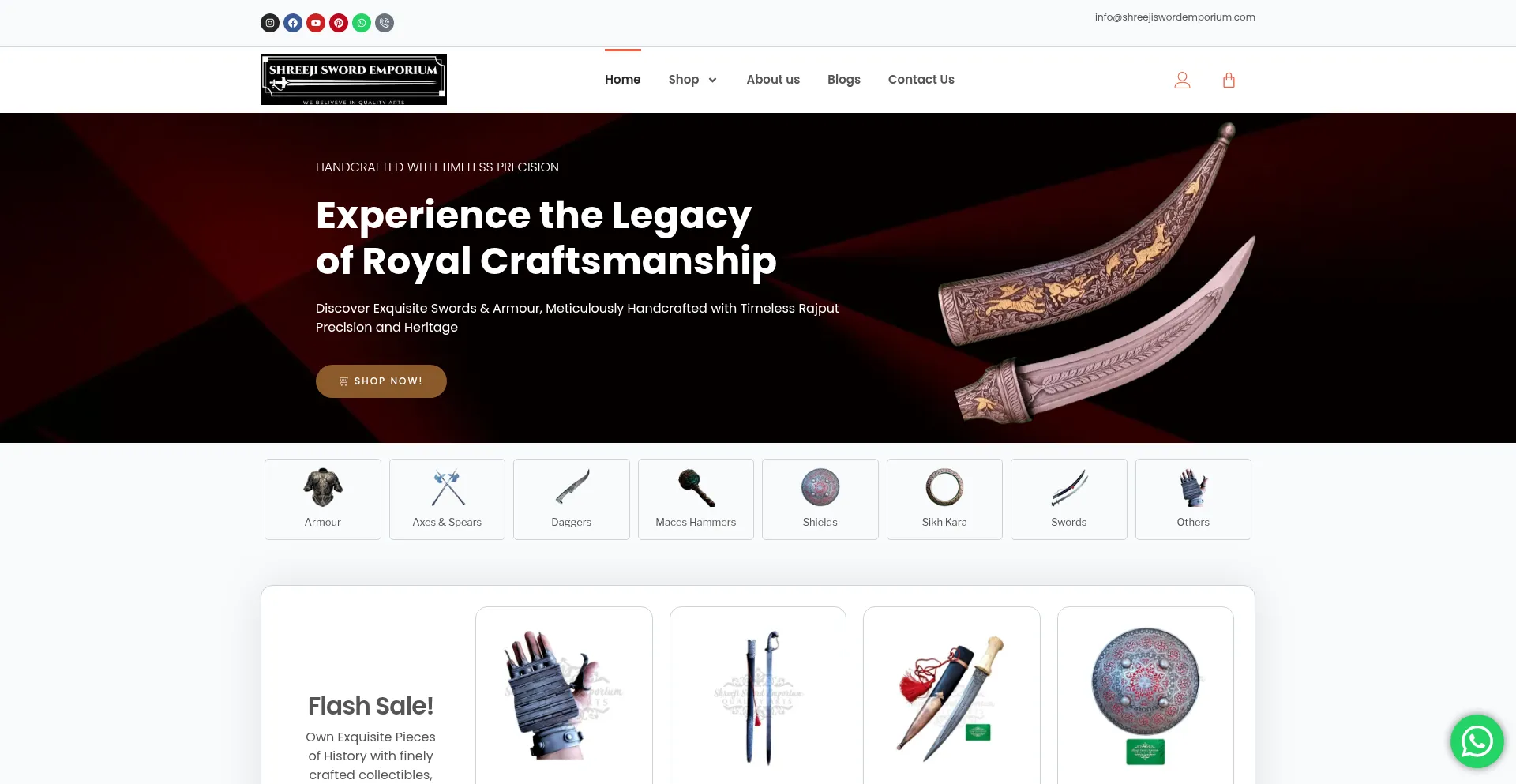 Shreejiswordemporium.com