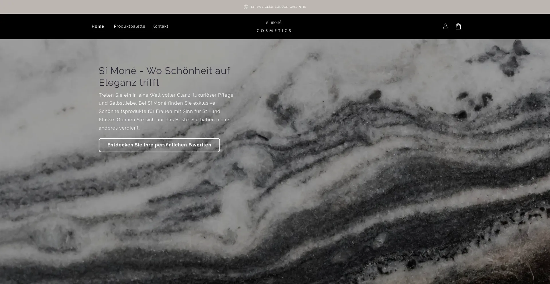 Website screenshot of Si-mone.de