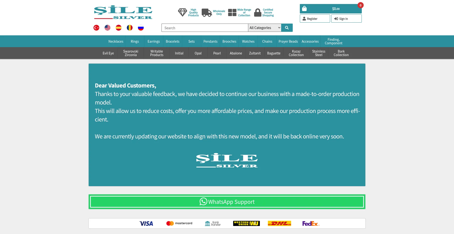 Silesilver.com Screenshot