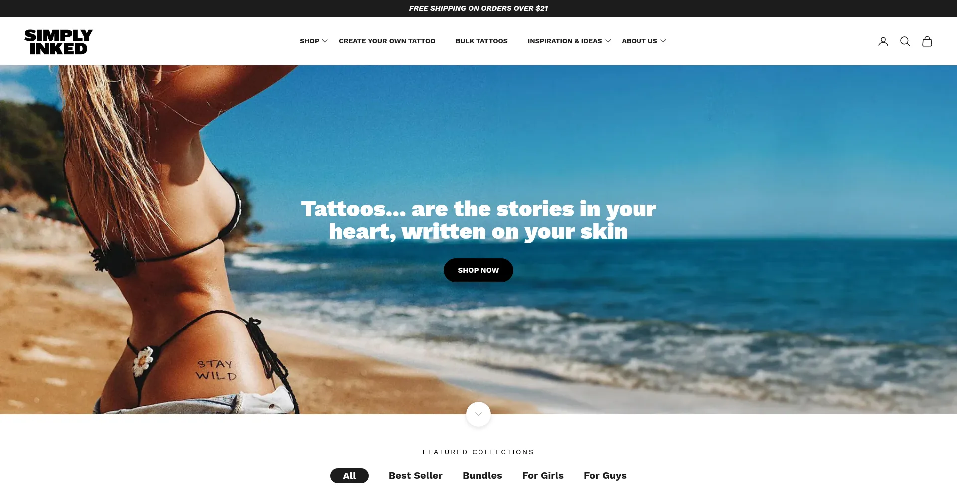 Simplyinked.com Screenshot