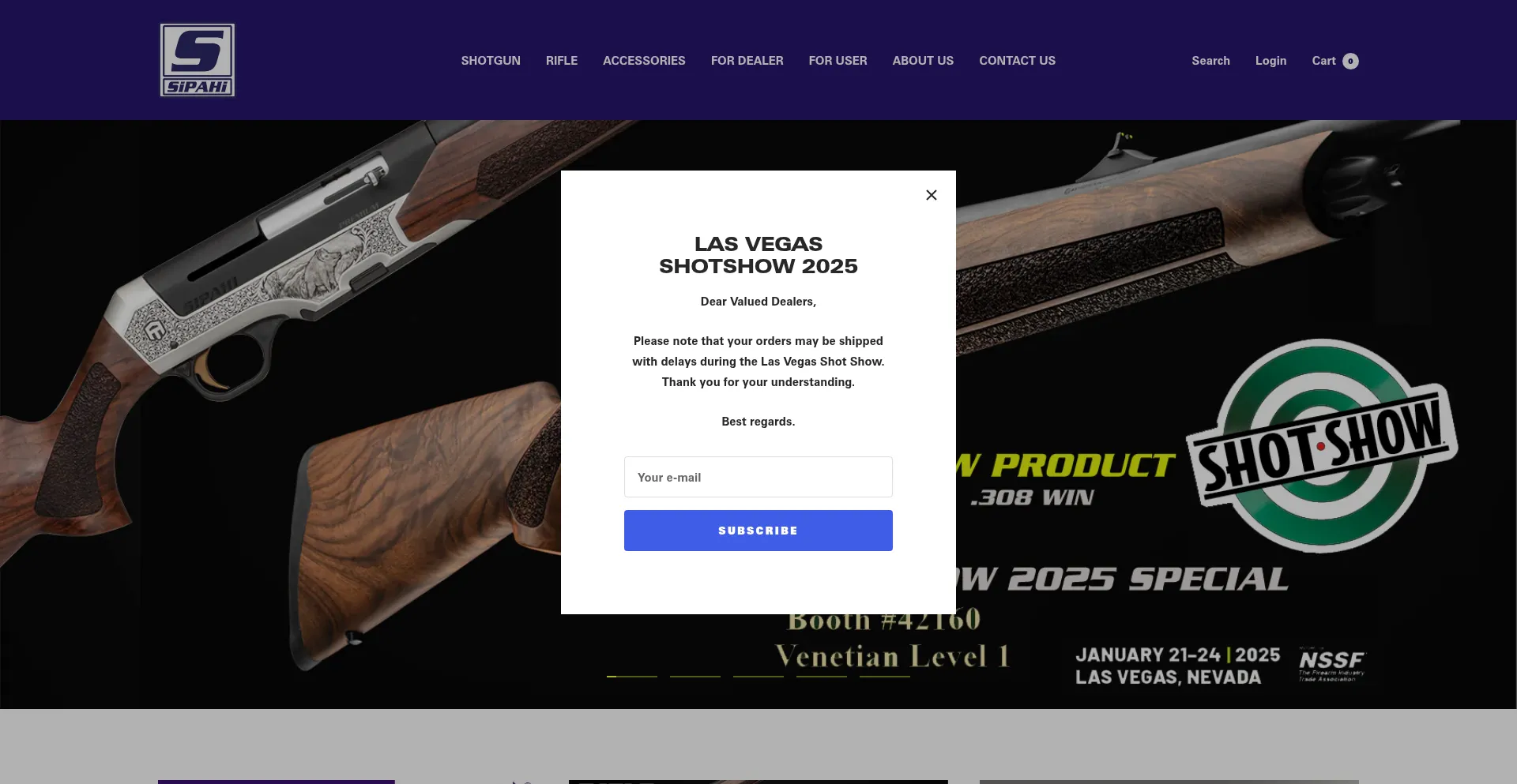 Website screenshot of Sipahiusa.com