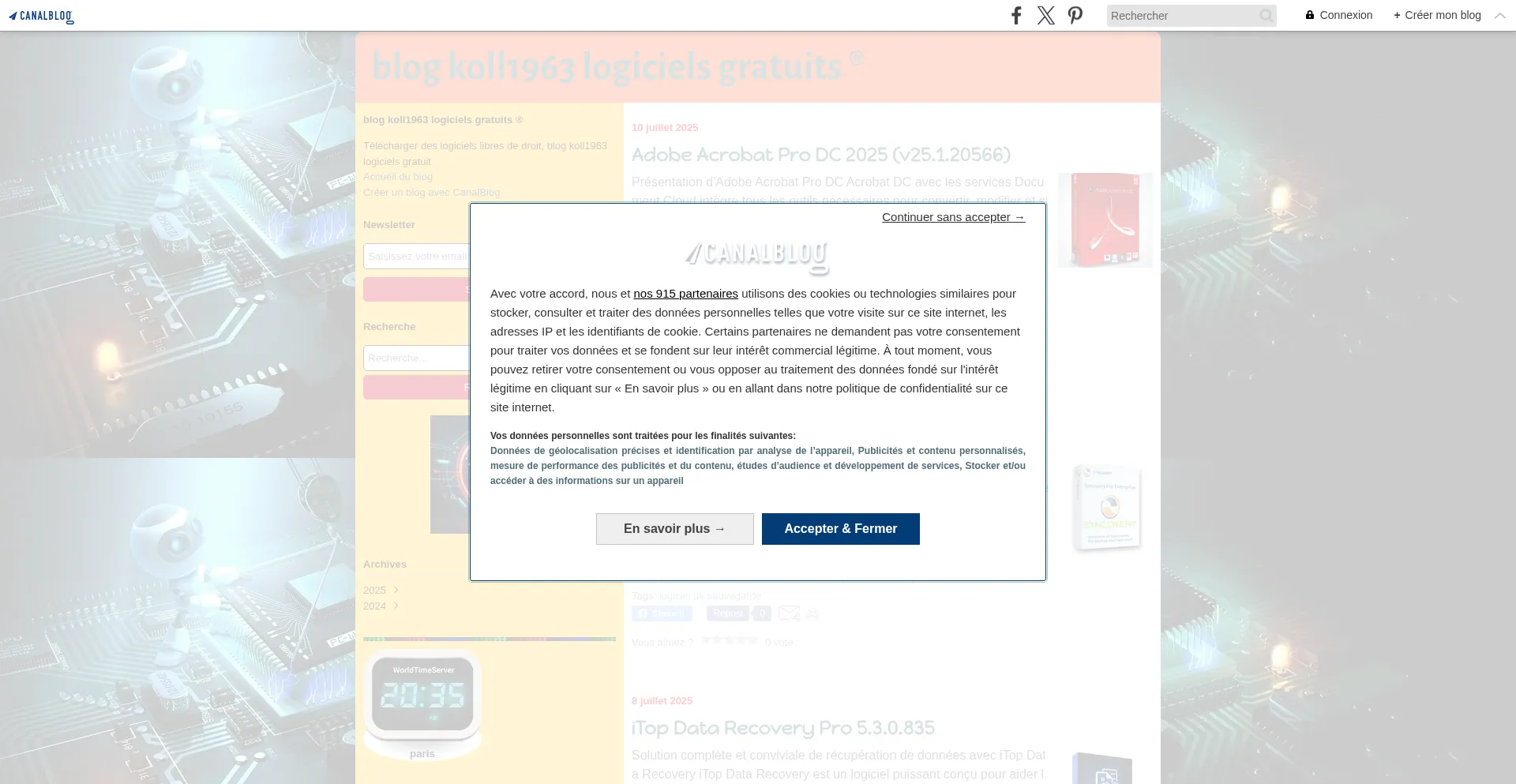 Website screenshot of Siteskoll1963.com