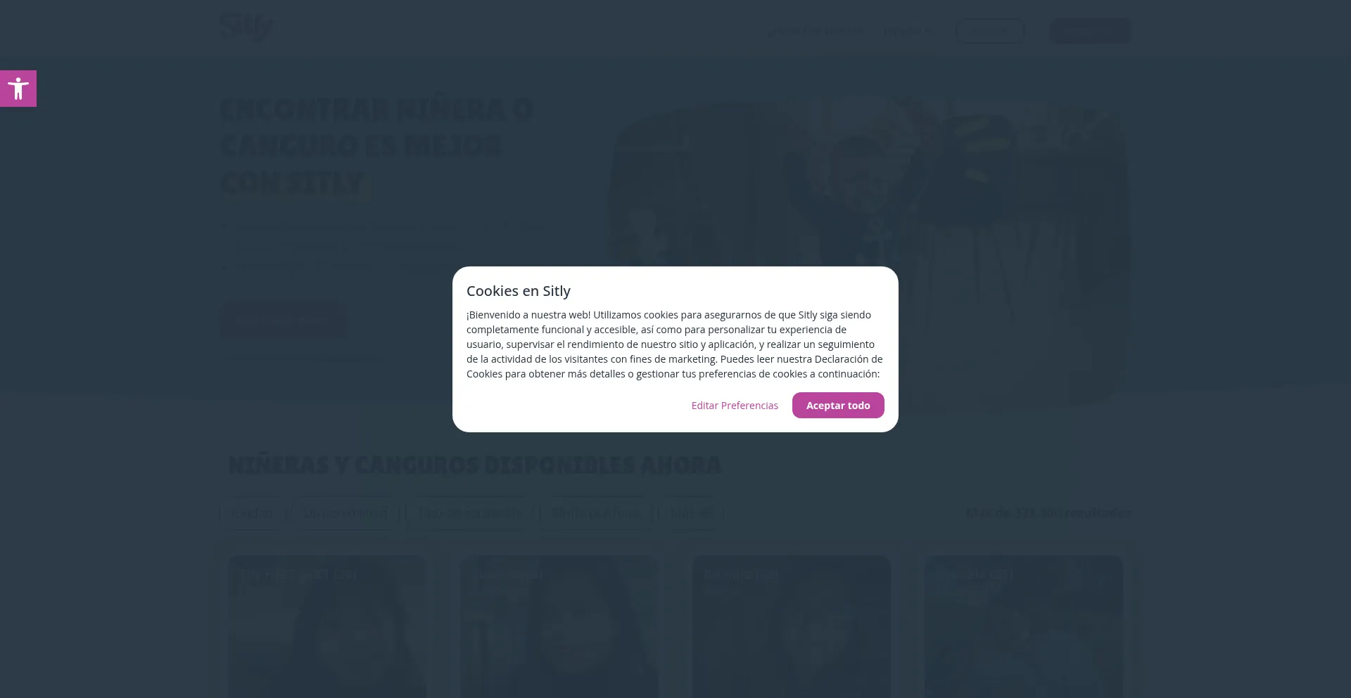 Sitly.es Screenshot