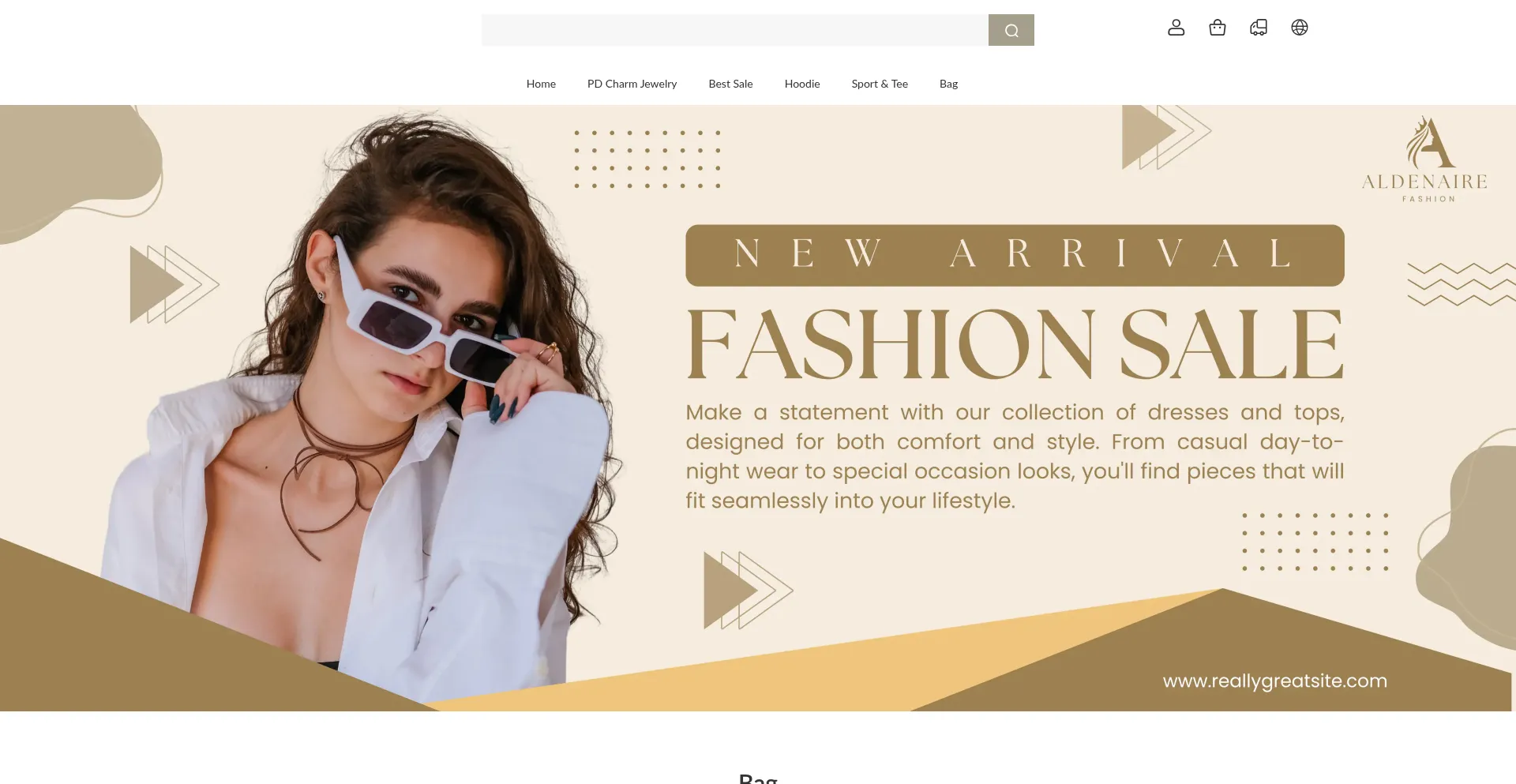 Website screenshot of Siwifashion.shop