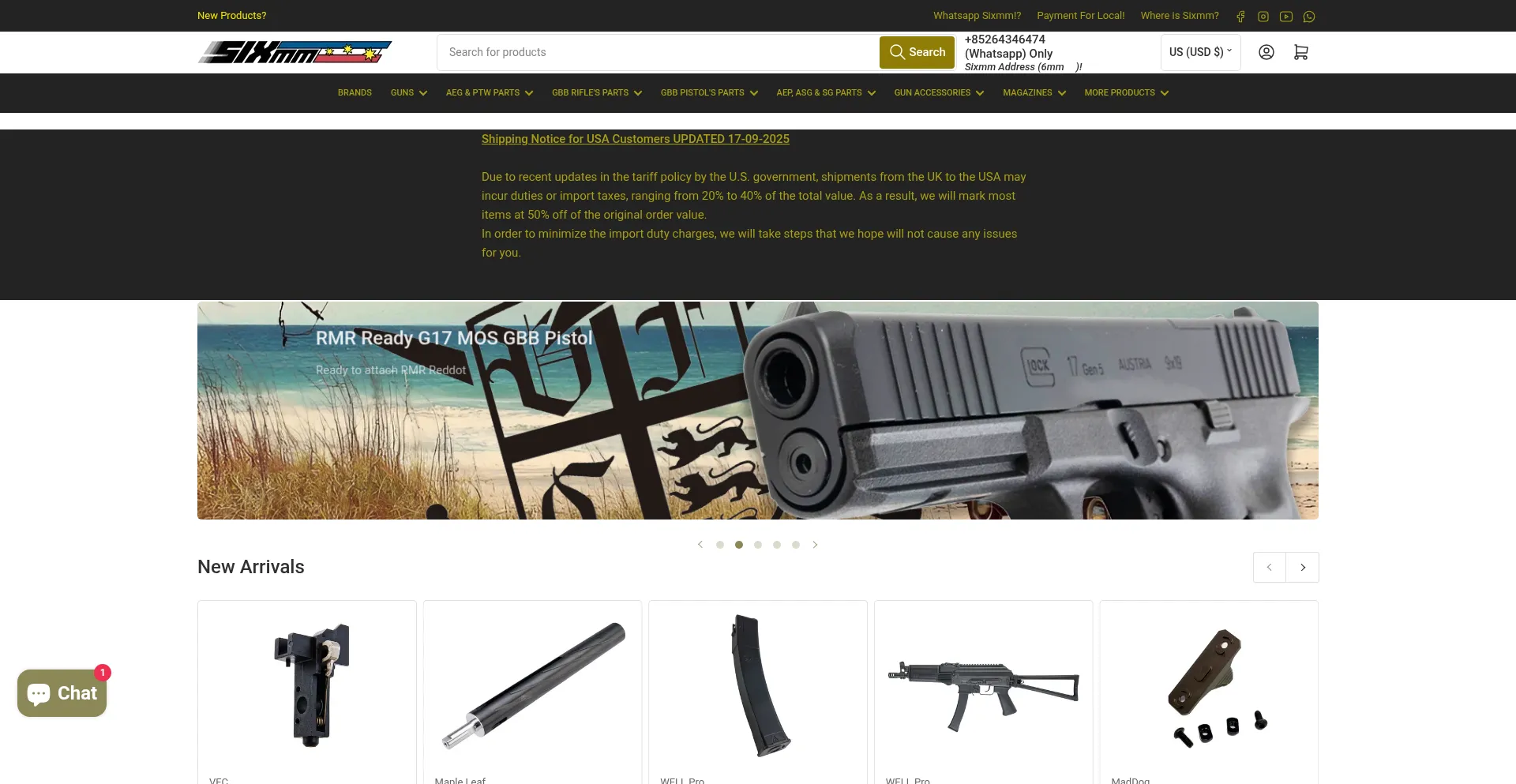 Sixmm.com Screenshot