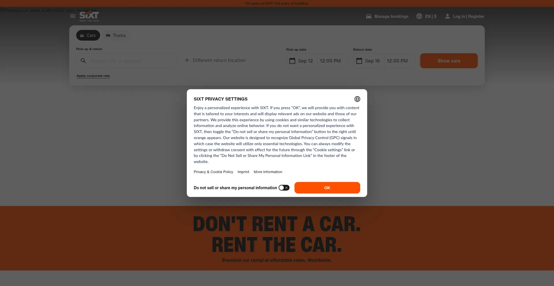 Sixt.com 安全可靠吗？