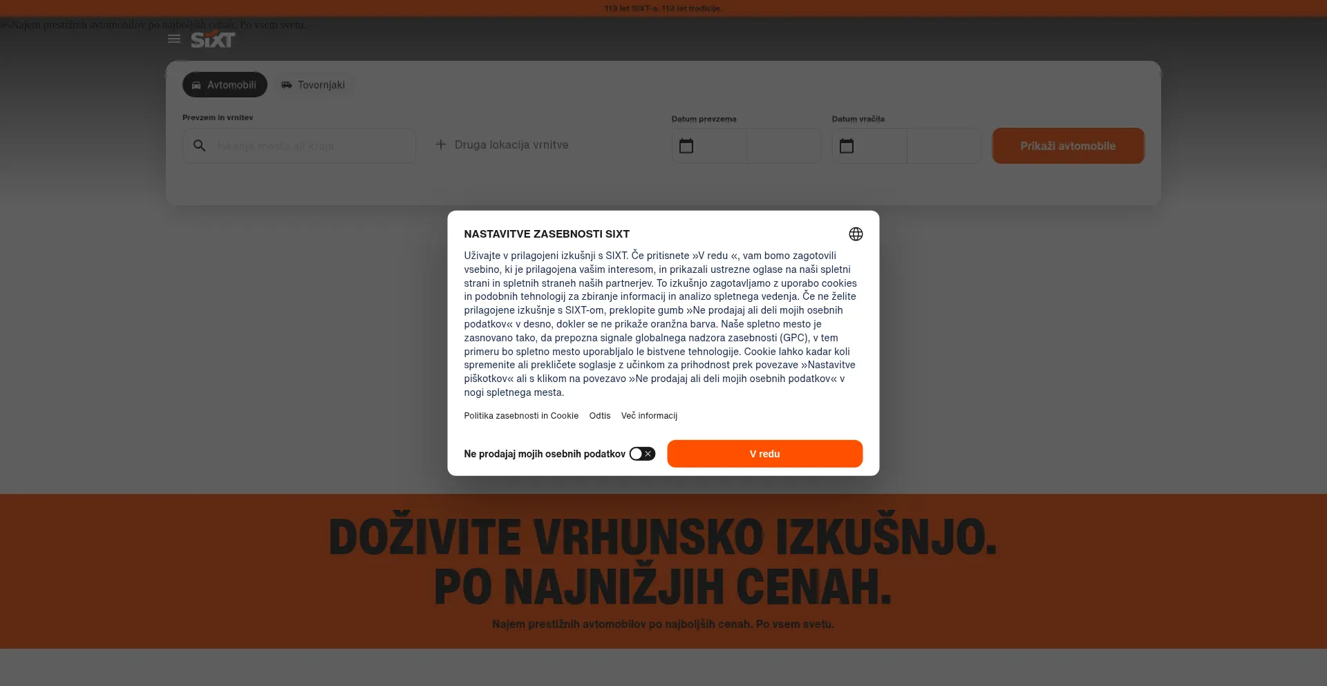Sixt.si 安全可靠吗？