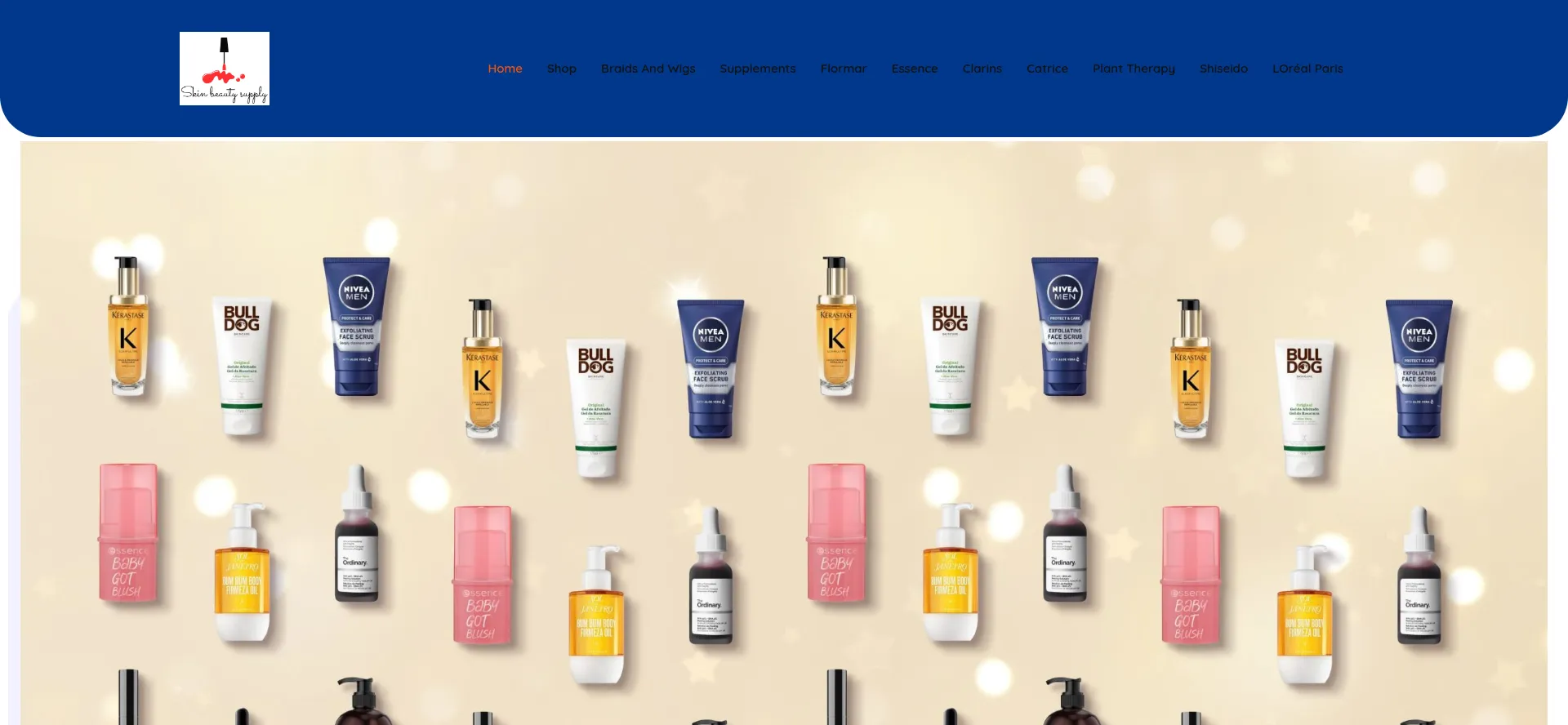 Website screenshot of Skin-beauty-supply.com