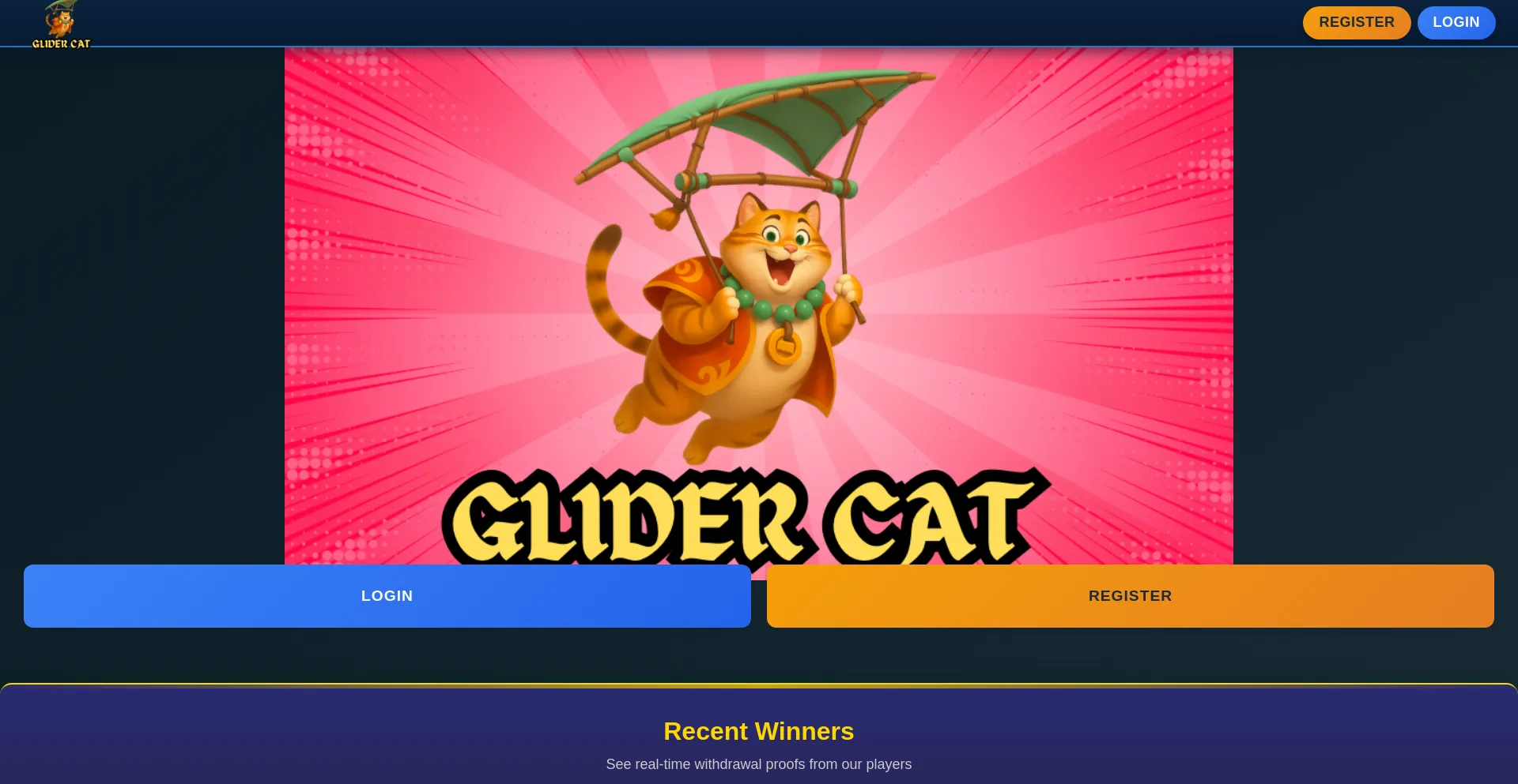 Website screenshot of Skycat.fun