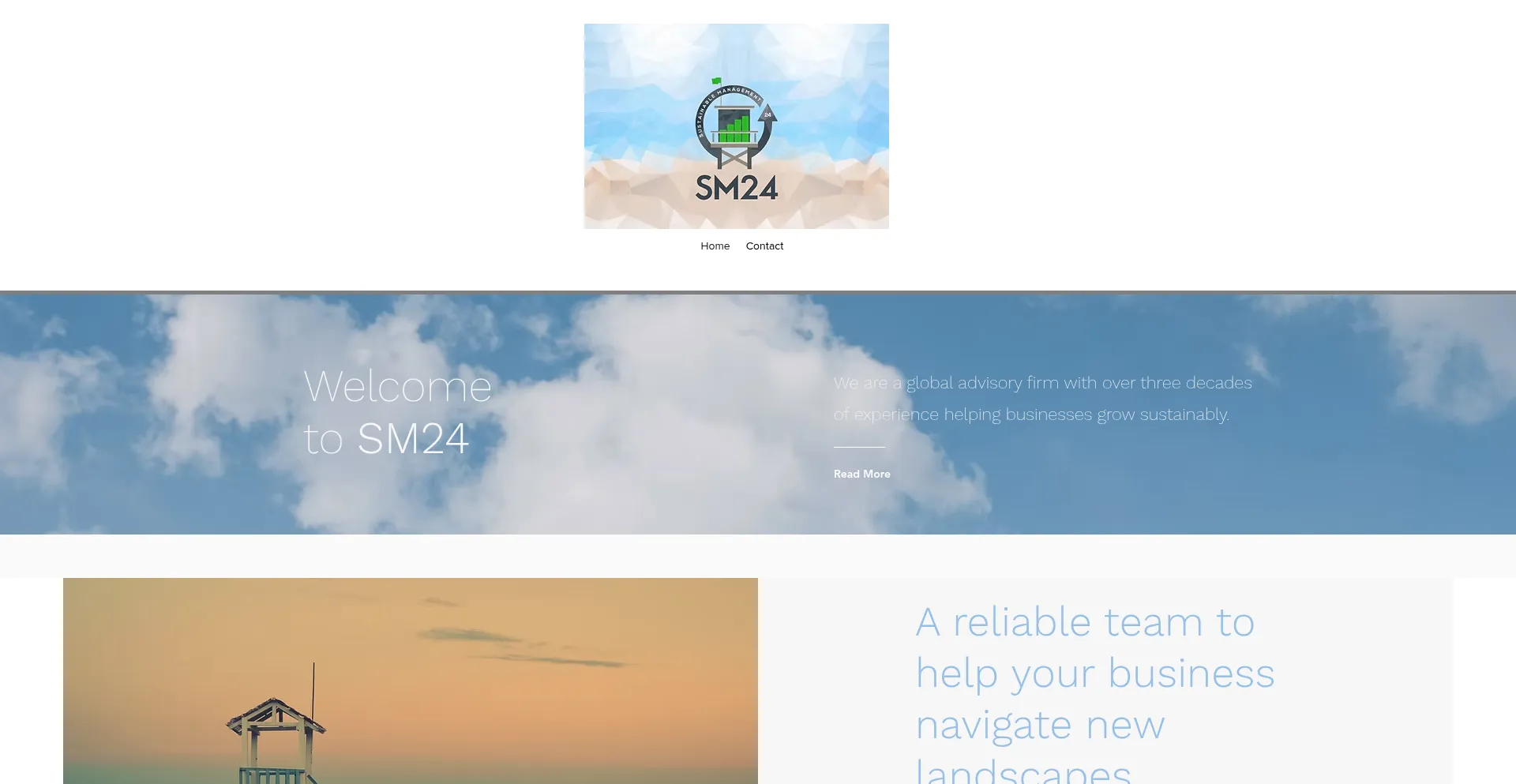Website screenshot of Sm24.co