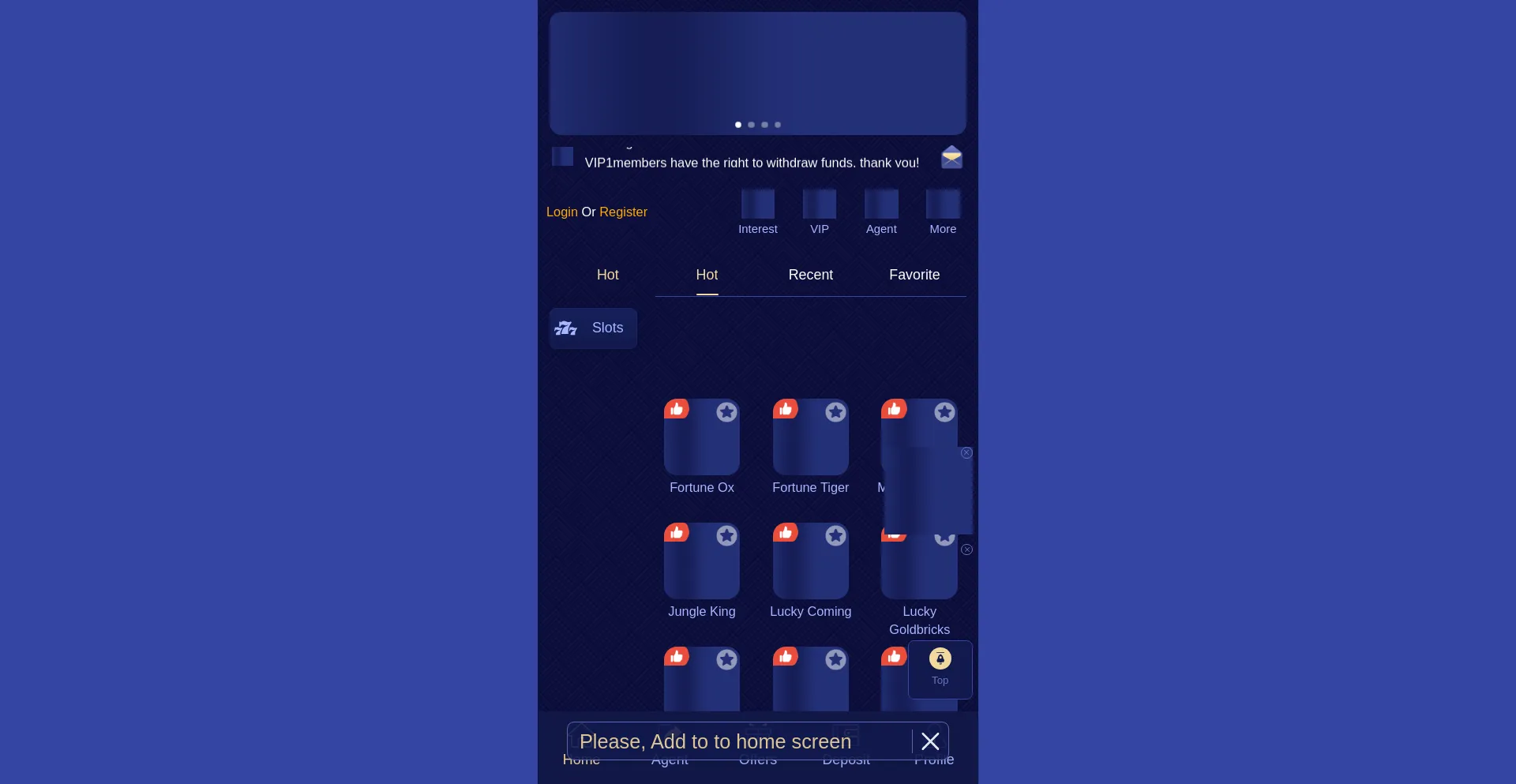 Website screenshot of Sm777i.com