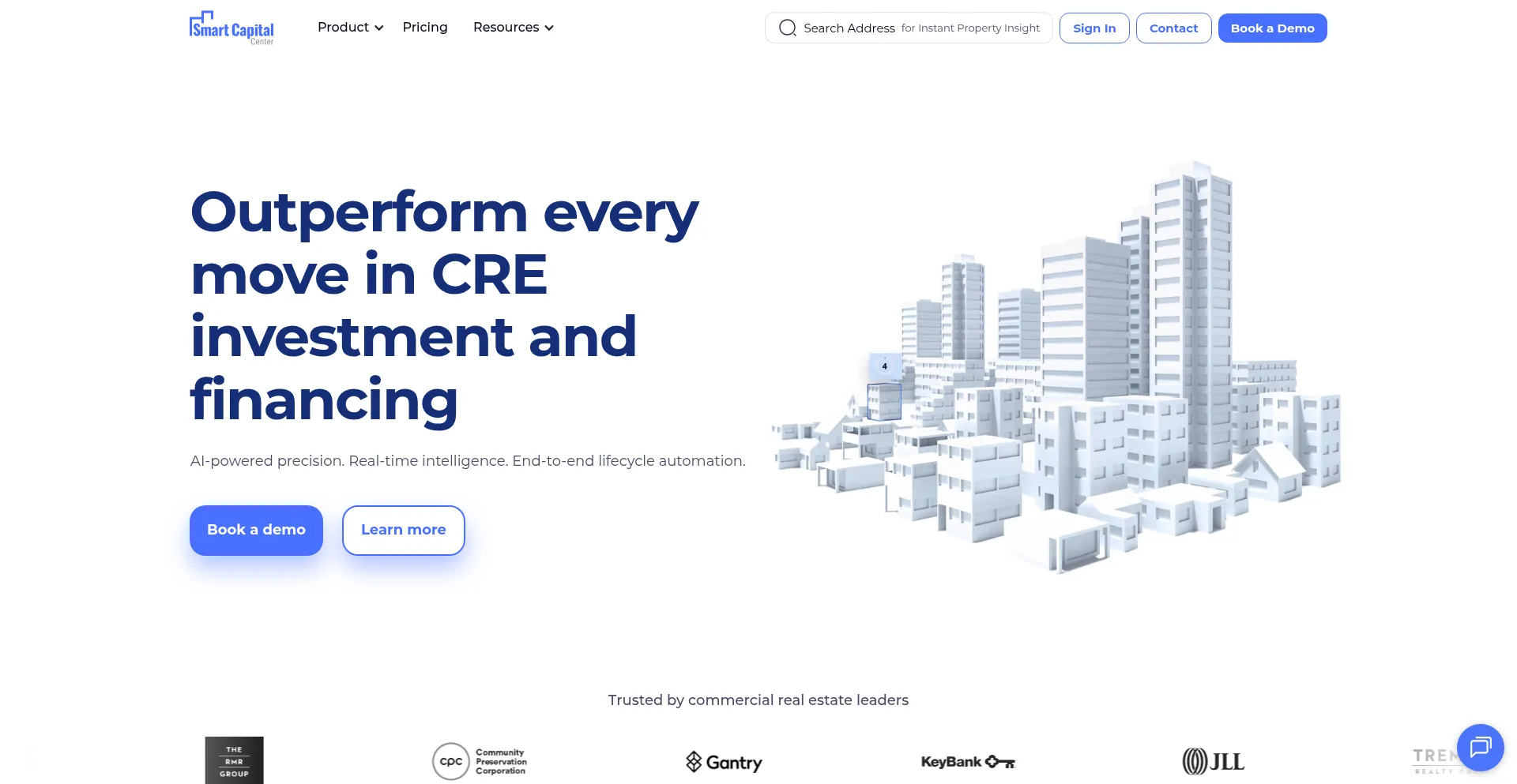 Website screenshot of Smartcapitalcenter.com