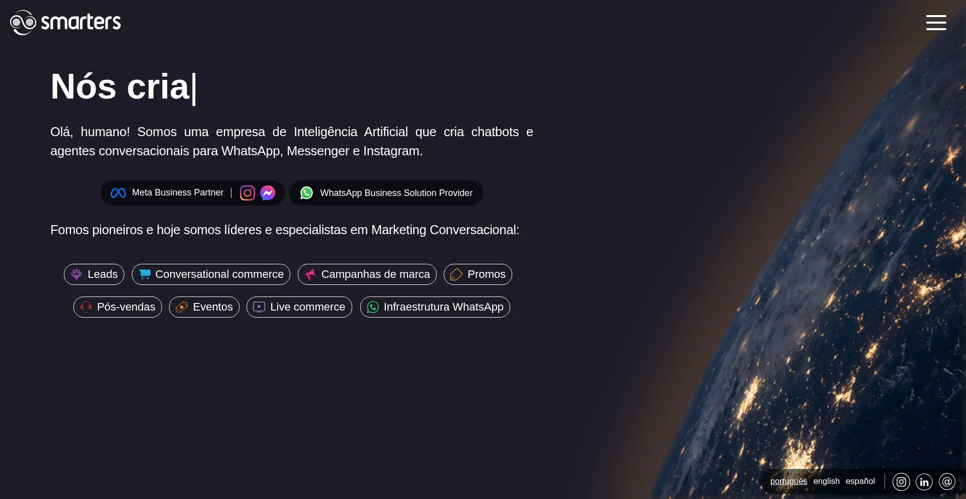 Website screenshot of Smarte.rs
