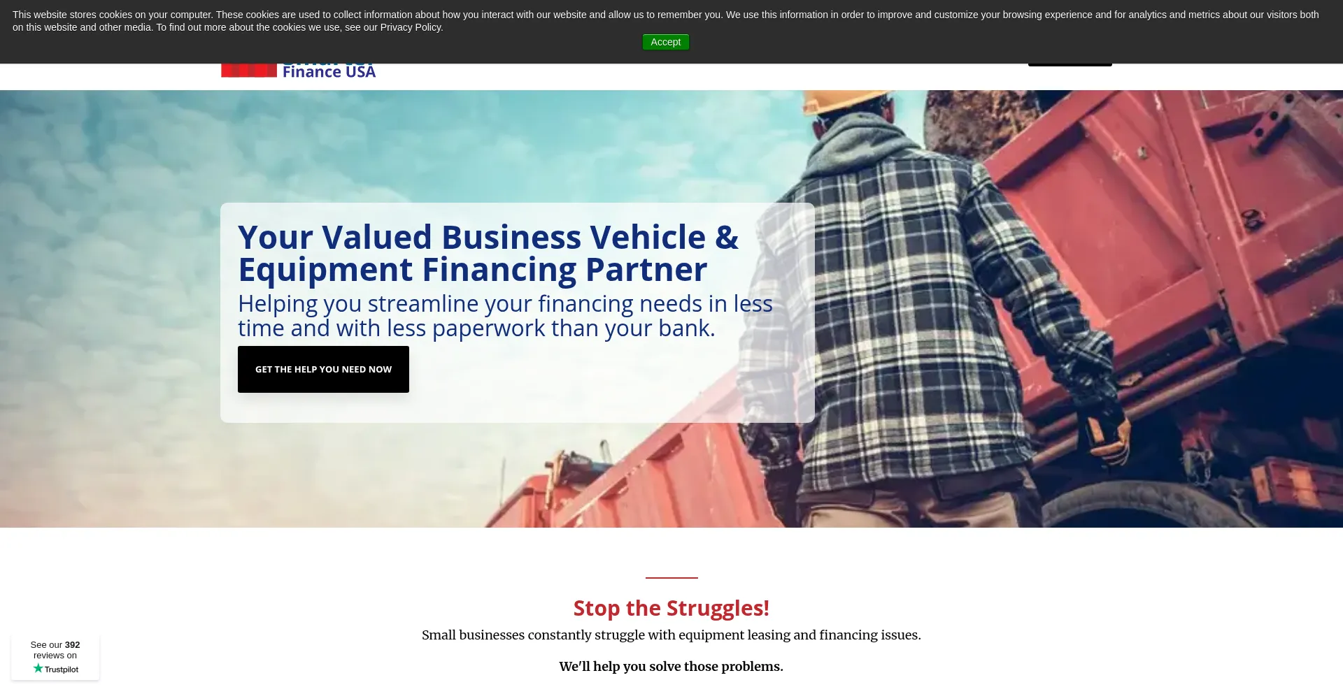 Website screenshot of Smarterfinanceusa.com