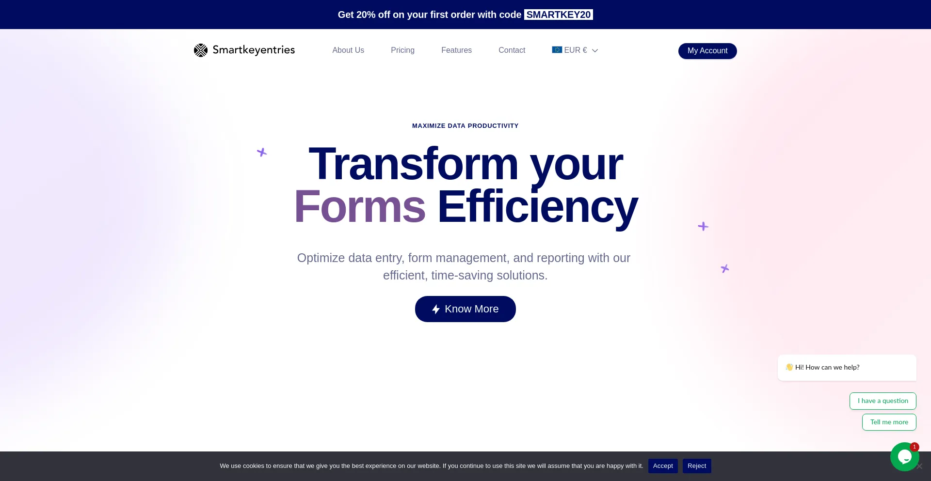 Website screenshot of Smartkeyentries.com
