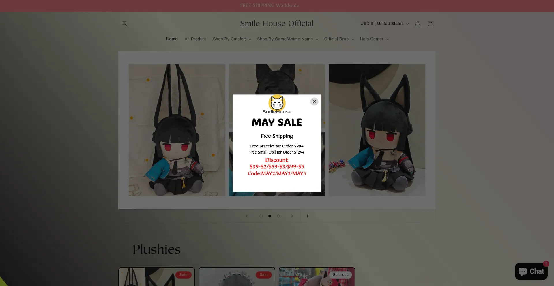 Website screenshot of Smilehouseofficial.com