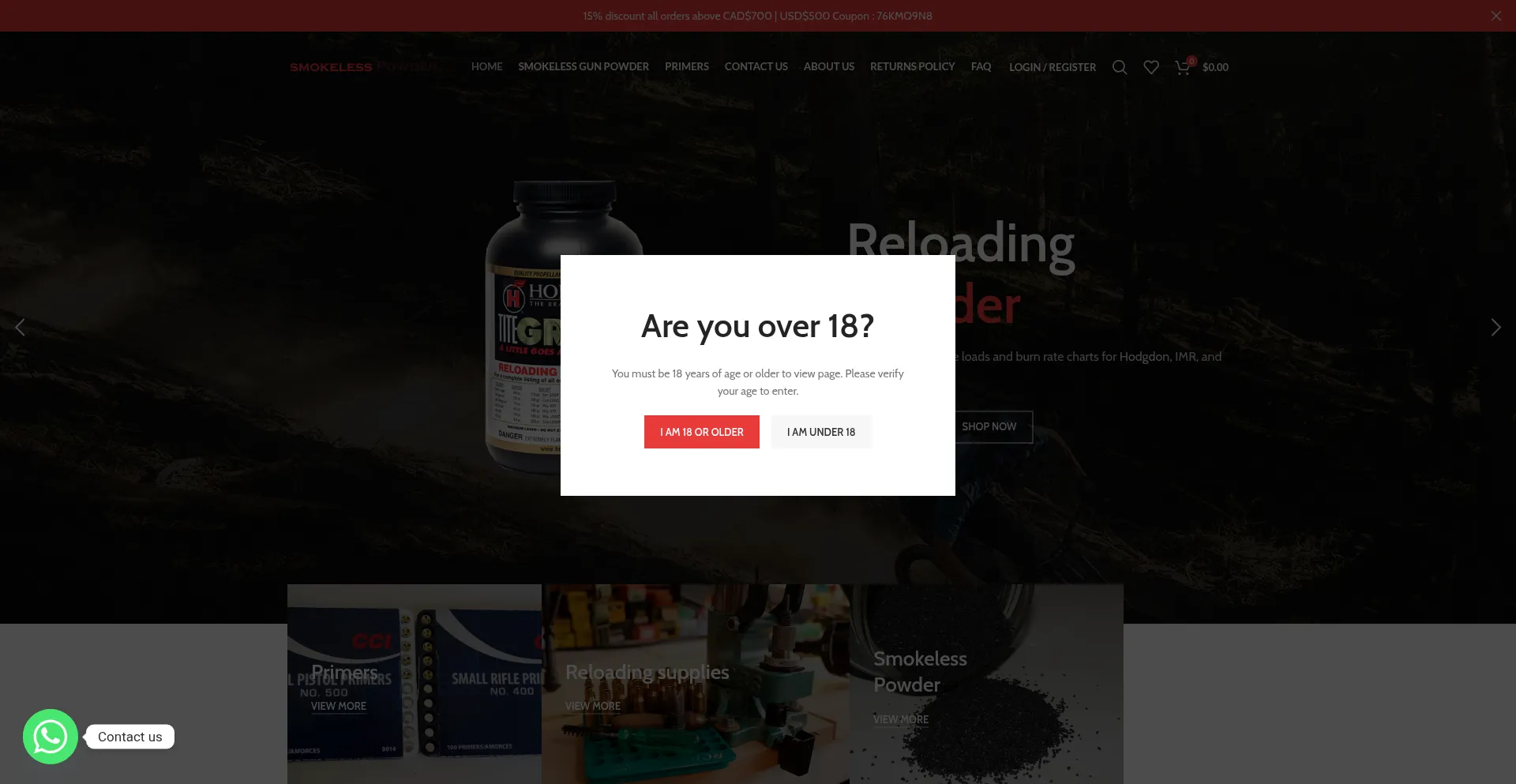 Smokelesspowderhub.com