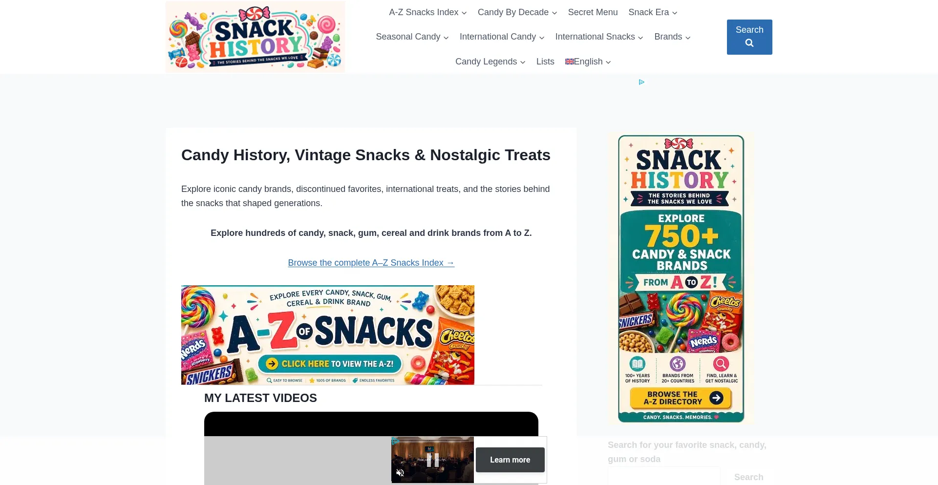 Snackhistory.com
