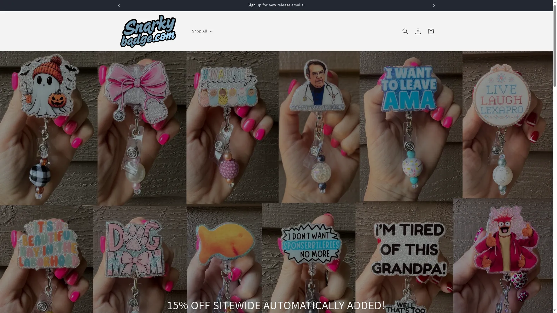 Snarkybadge.com