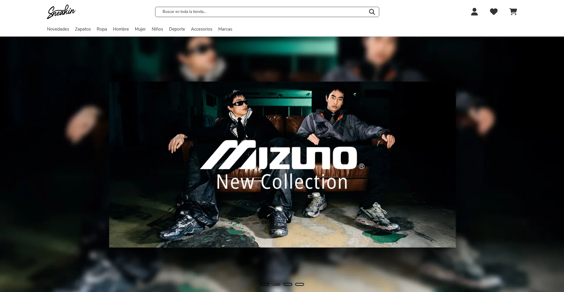 Website screenshot of Sneakin-es.es