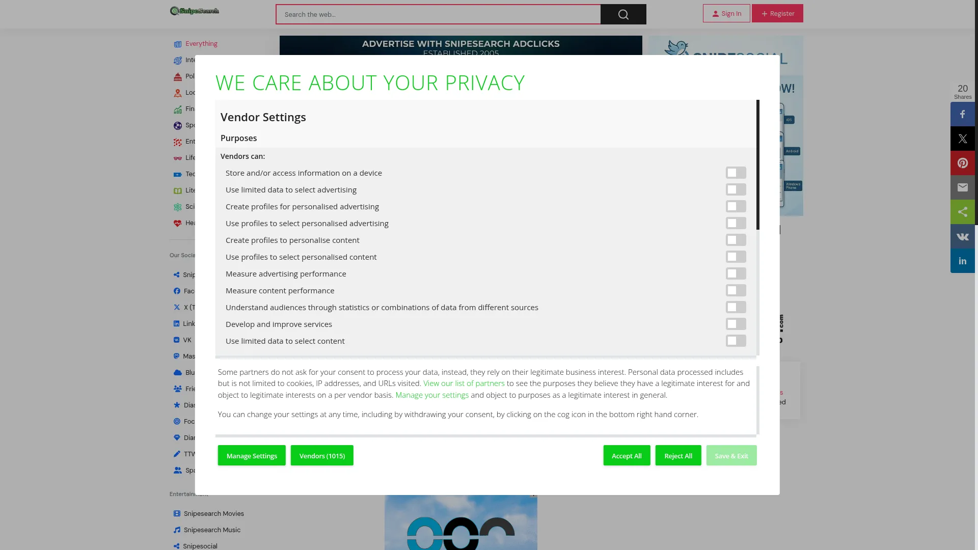 Snipesearch.com