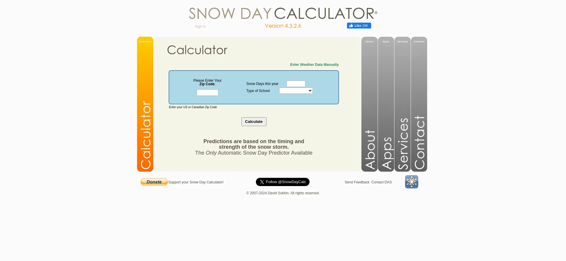 Snowdaycalculator.com