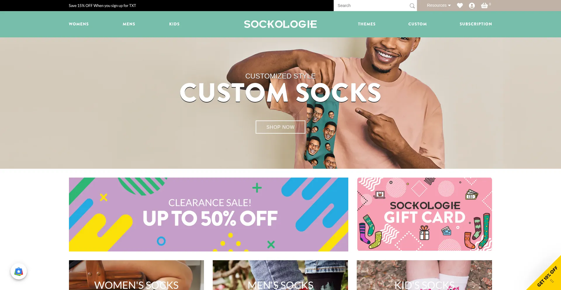 Sockologie.com Screenshot