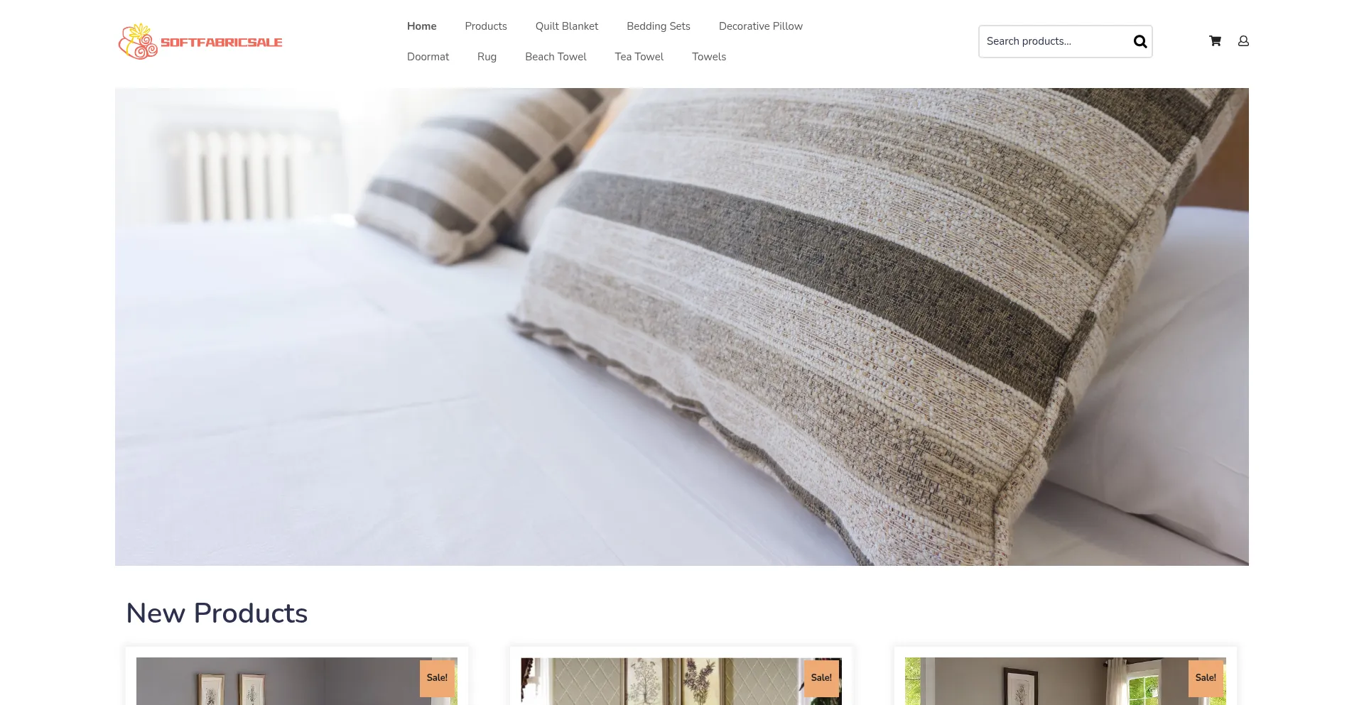 Softfabricsale.com Screenshot