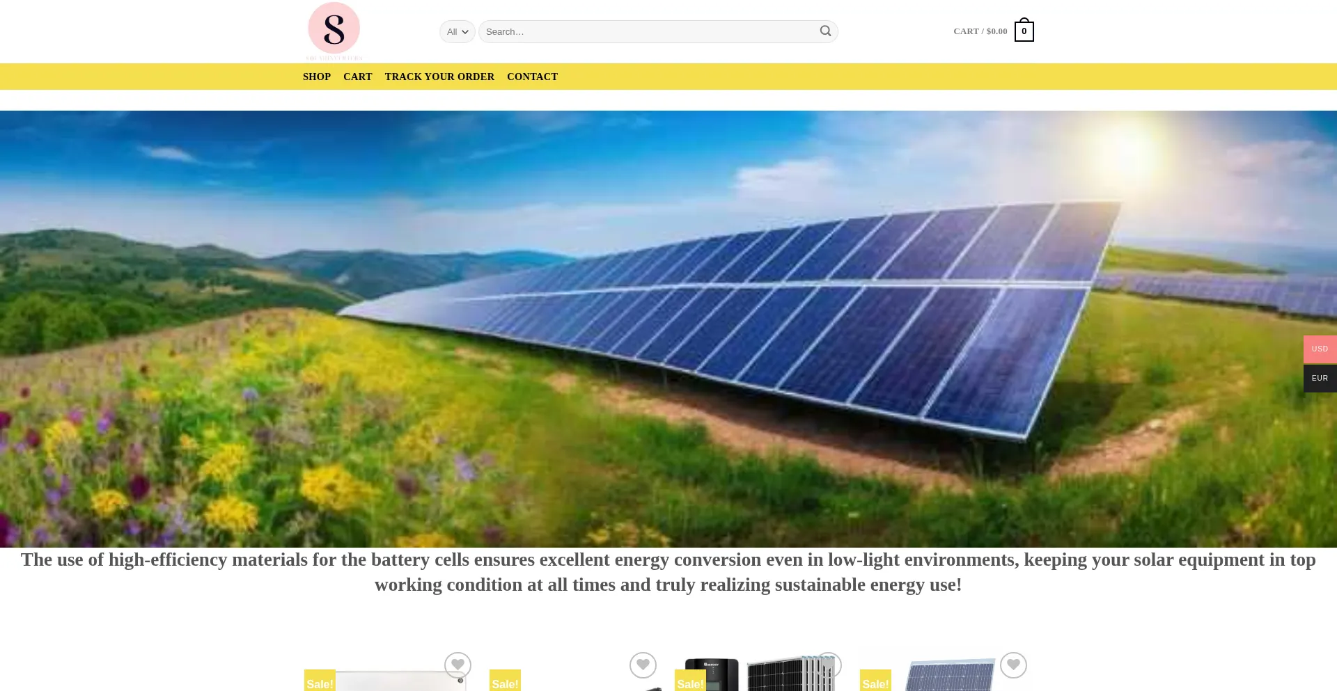 Solarinverters.shop Screenshot