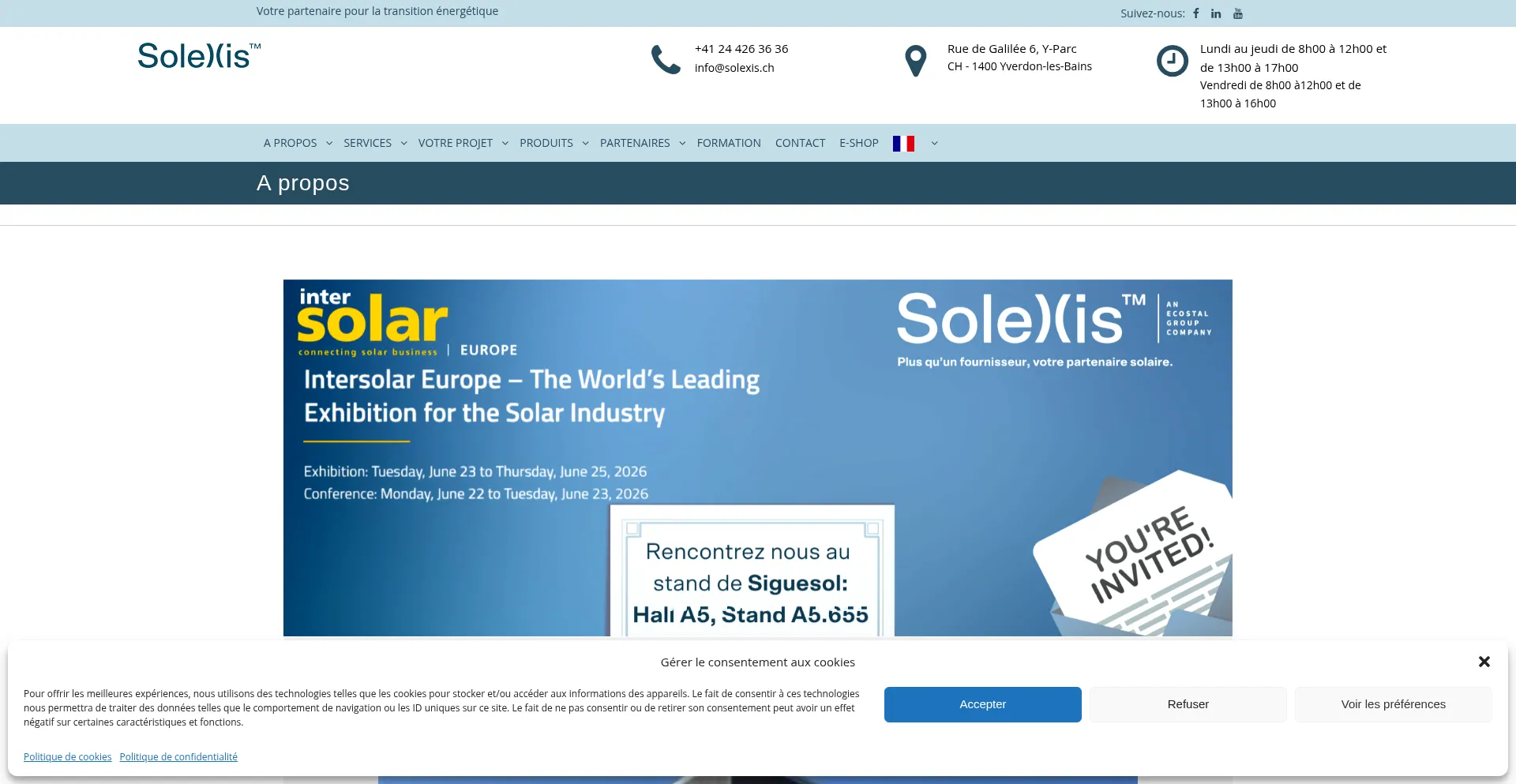 Solexis.ch