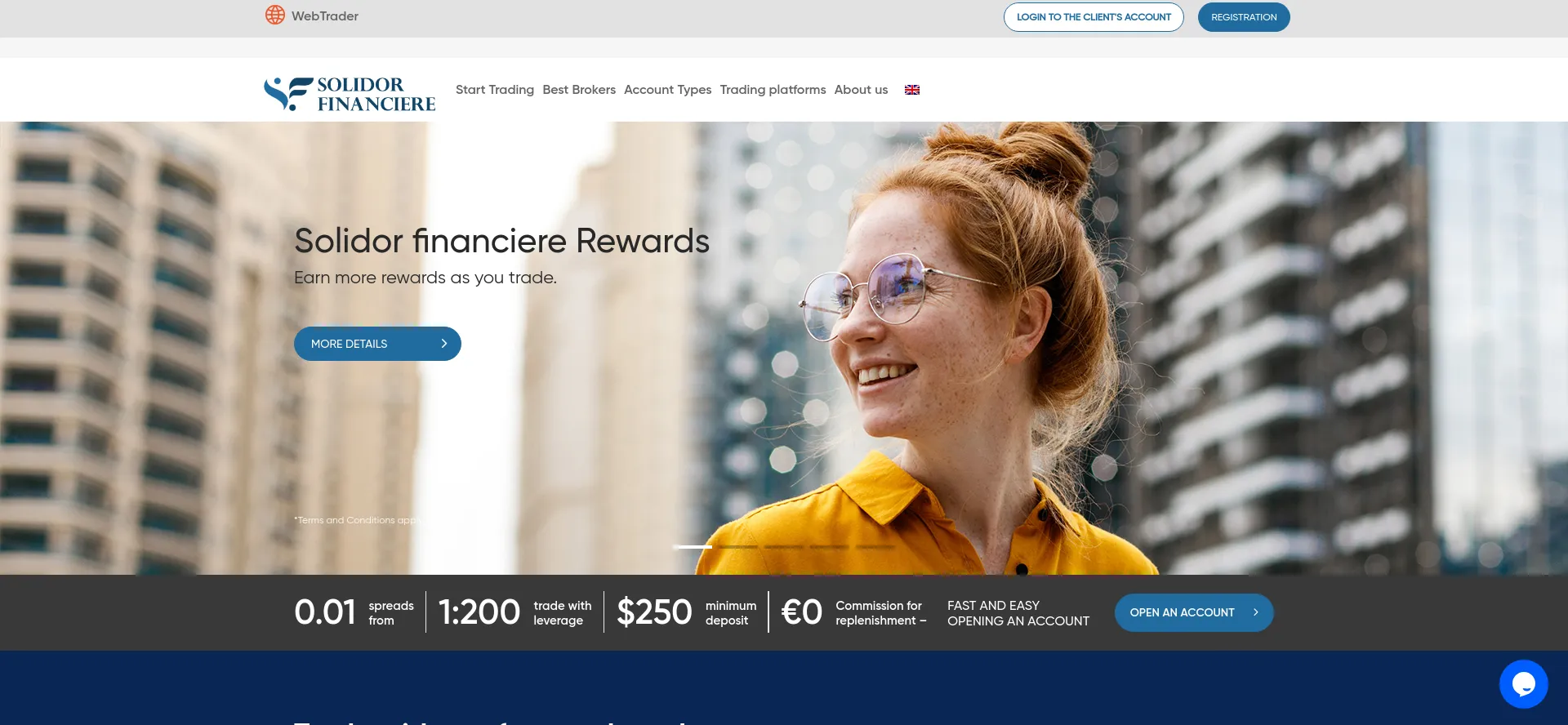 Website screenshot of Solidorfinanciere.com