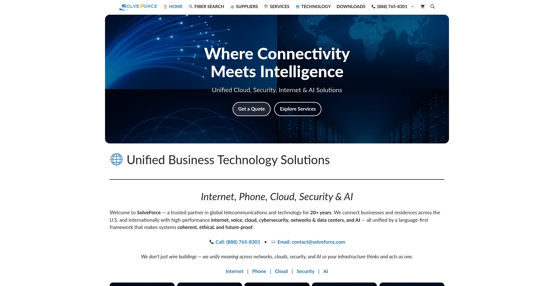 Solveforce.com Screenshot