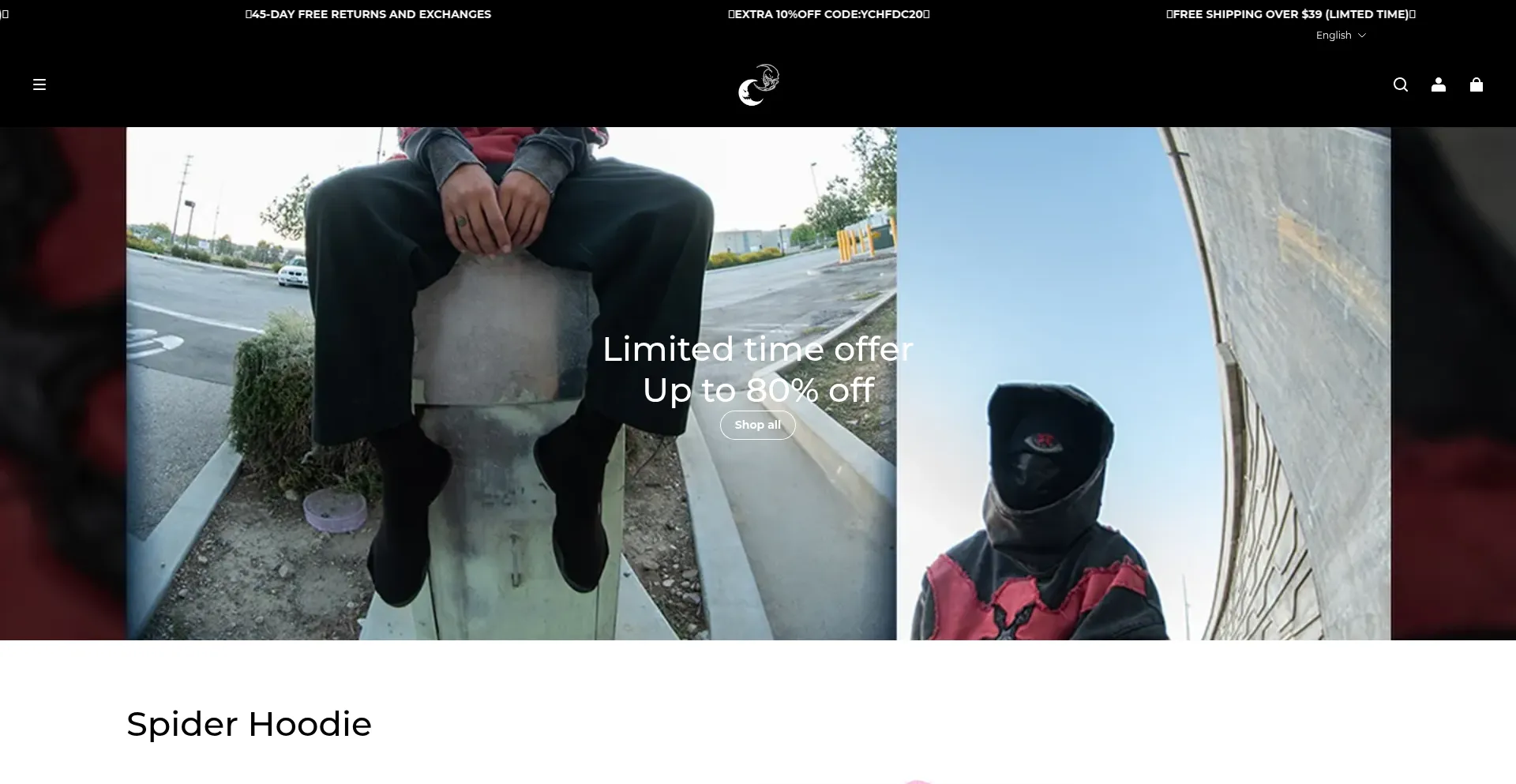Website screenshot of Sondytwo.shop