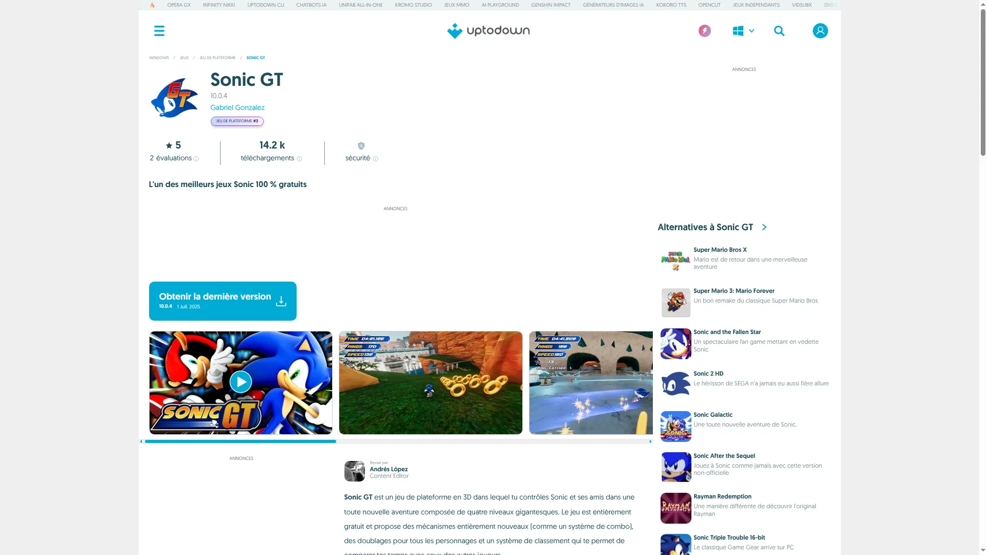 Sonic-gt.fr.uptodown.com