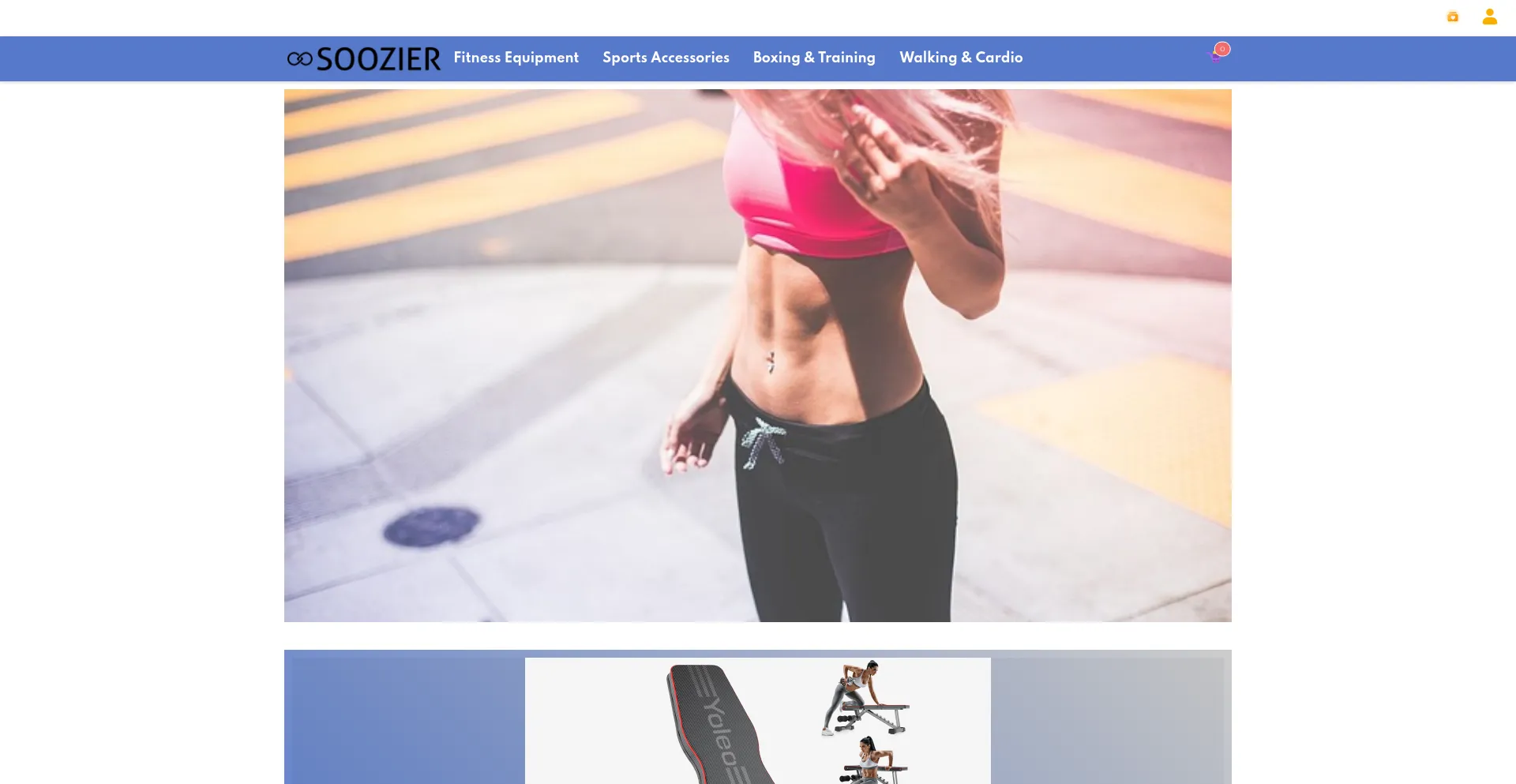 Website screenshot of Soozierstore.shop