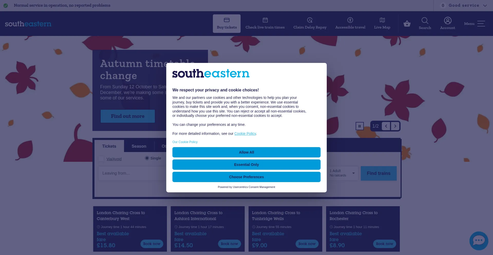 Southeasternrailway.co.uk 安全可靠吗？