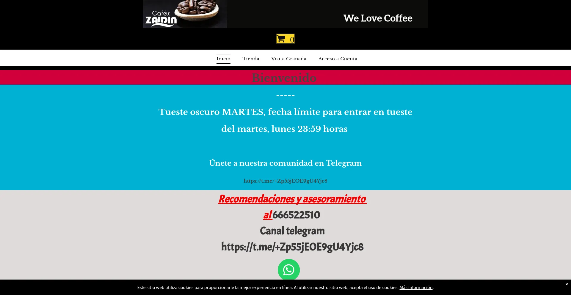 Soycafetera.es Screenshot