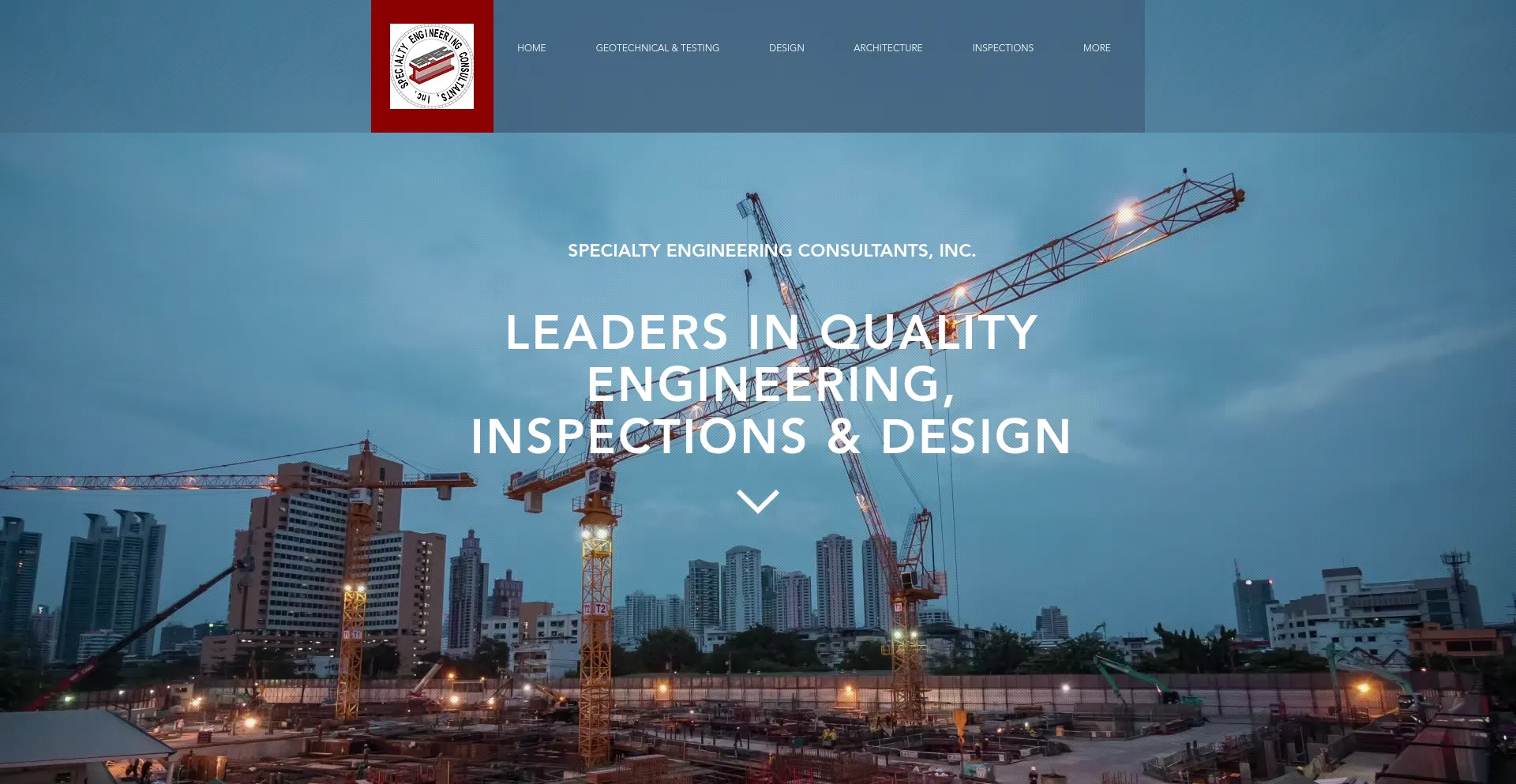 Website screenshot of Specsf.com