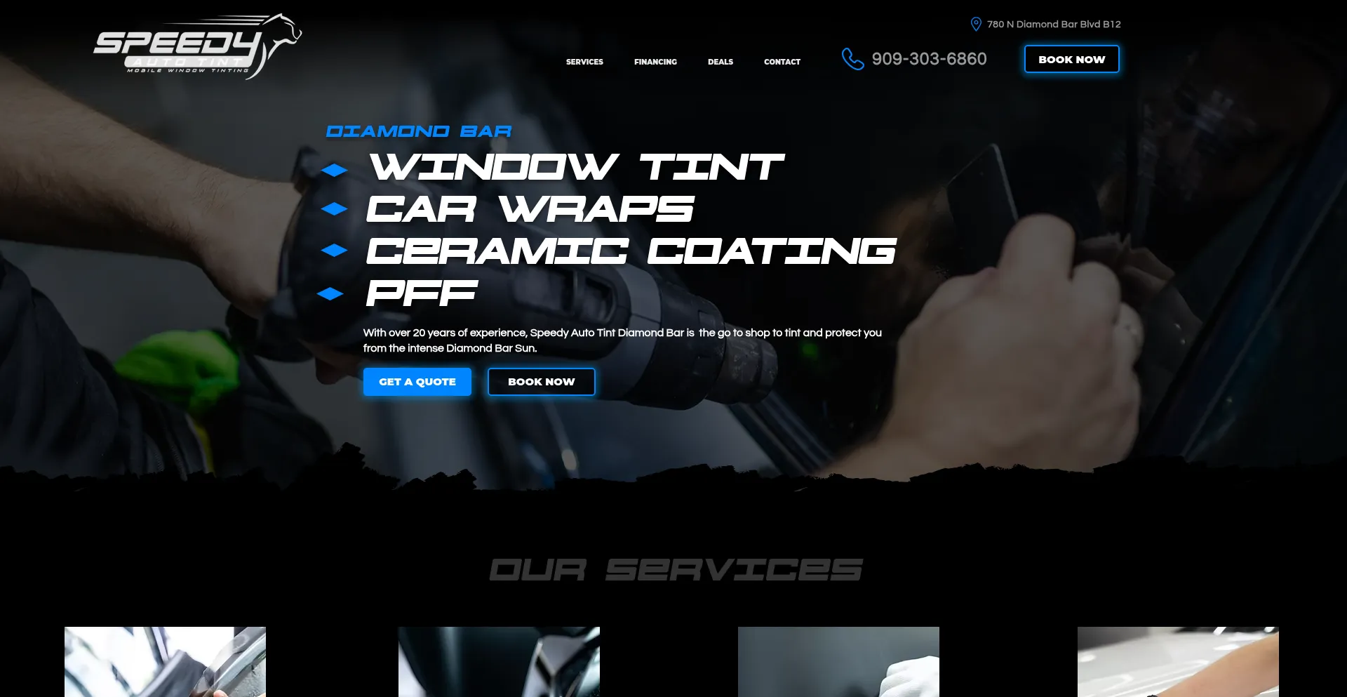 Speedyautotintdiamondbar.com