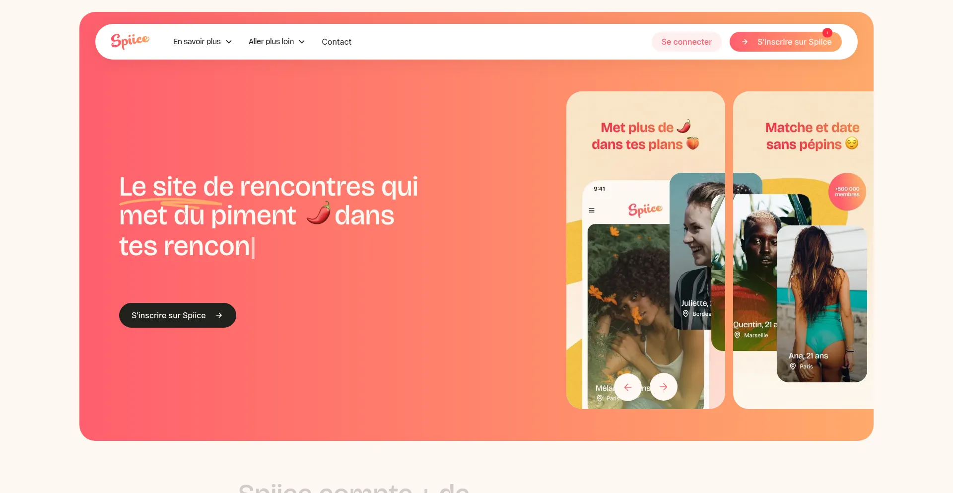 Website screenshot of Spiice.io