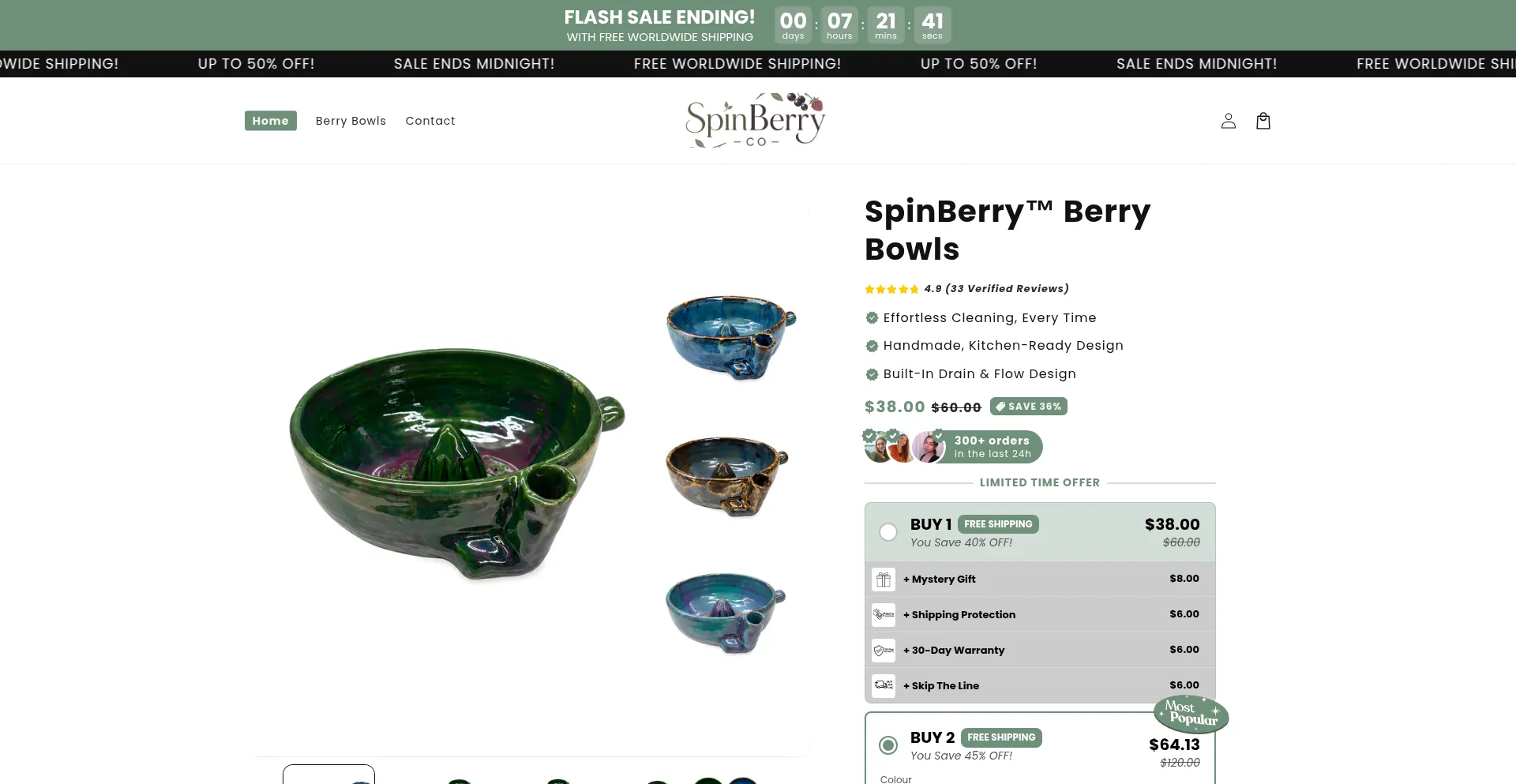 Spinberryco.com