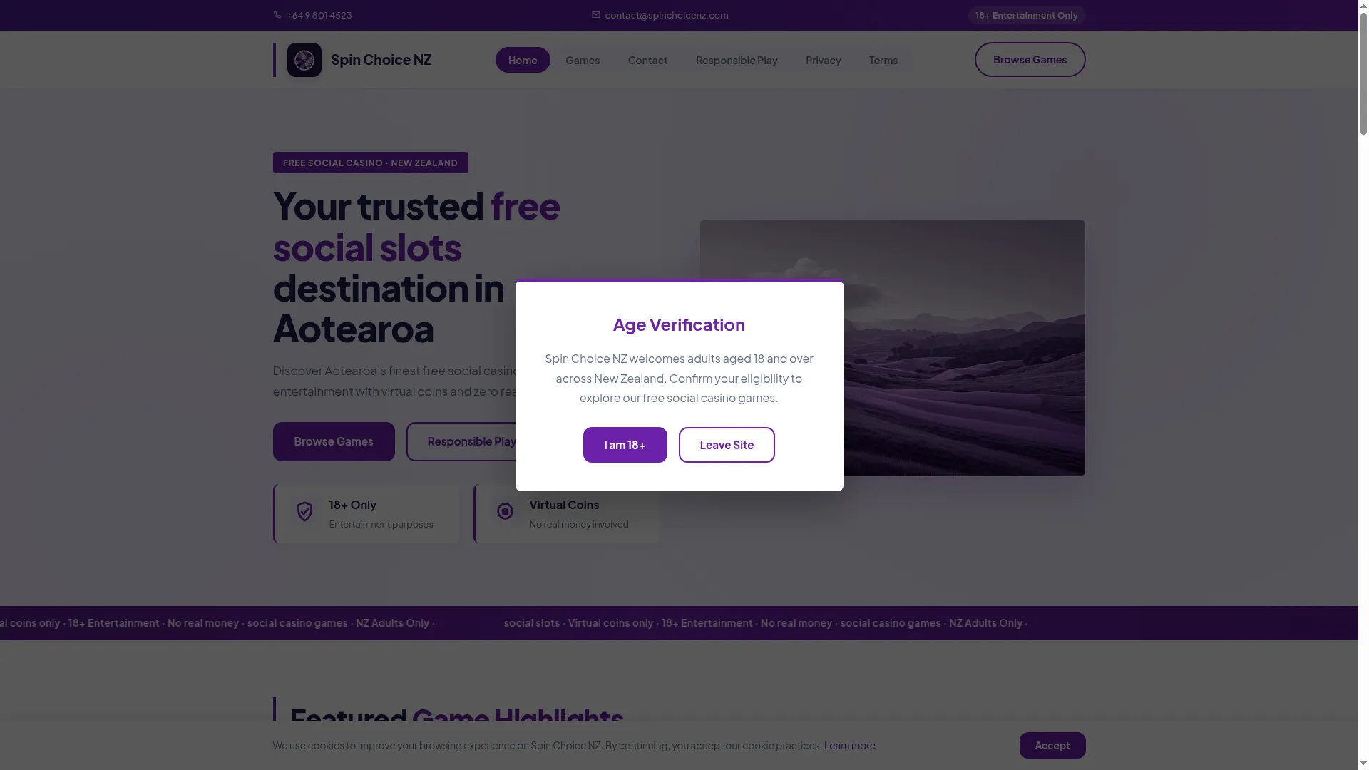Spinchoicenz.com
