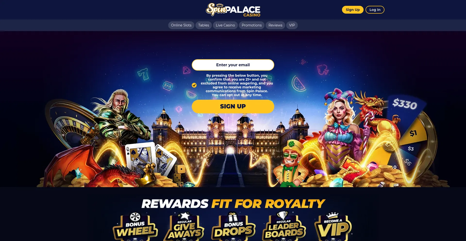 Spinpalace.com 安全可靠吗？