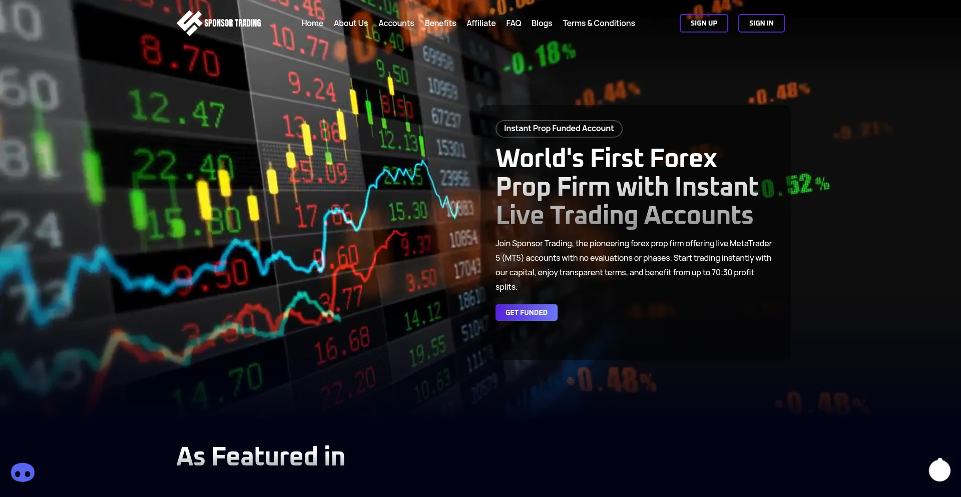 Sponsortrading.com Screenshot