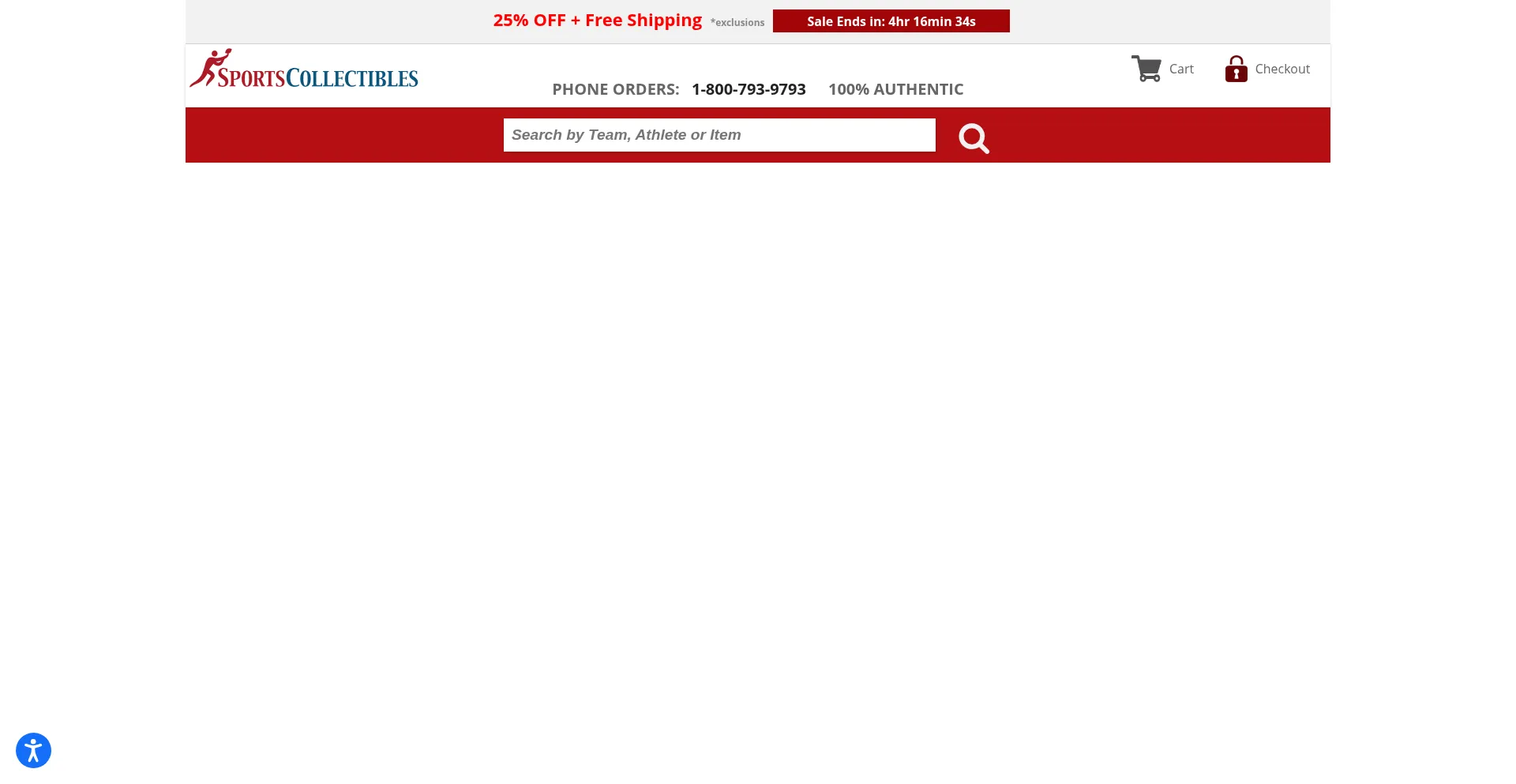 Sportscollectibles.com Screenshot