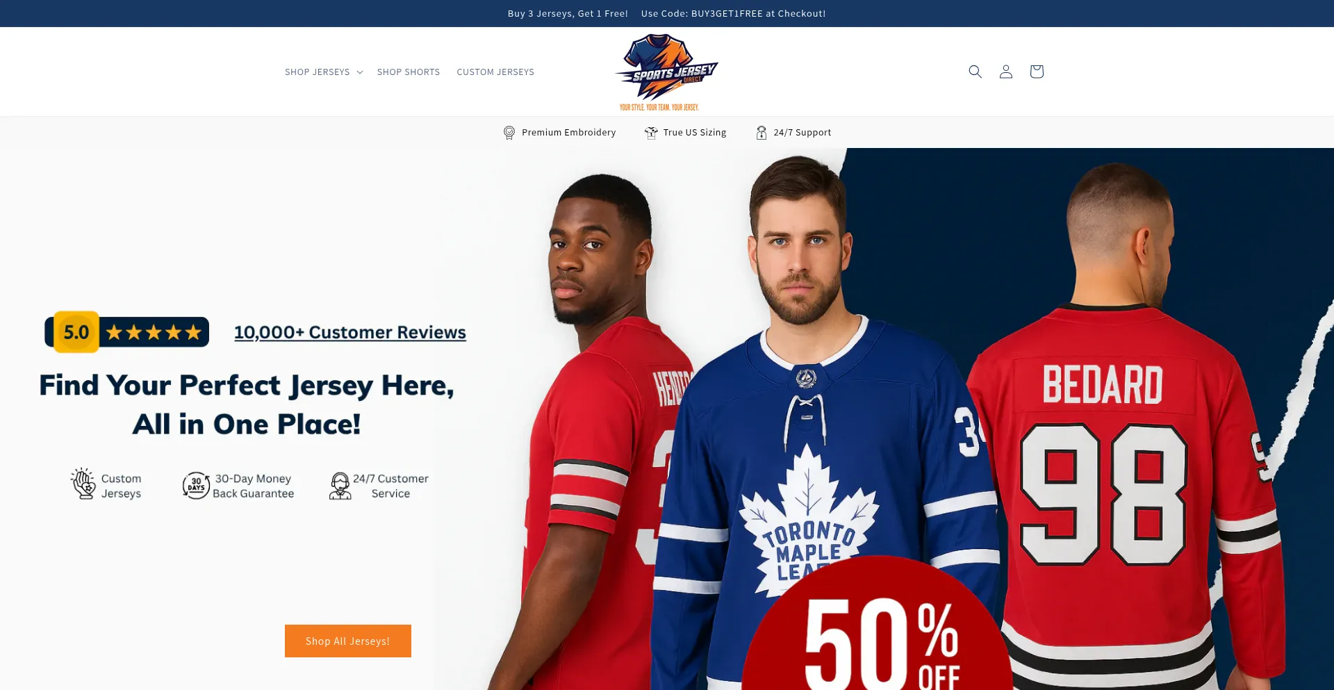 Sportsjerseydirect.com 安全可靠吗？
