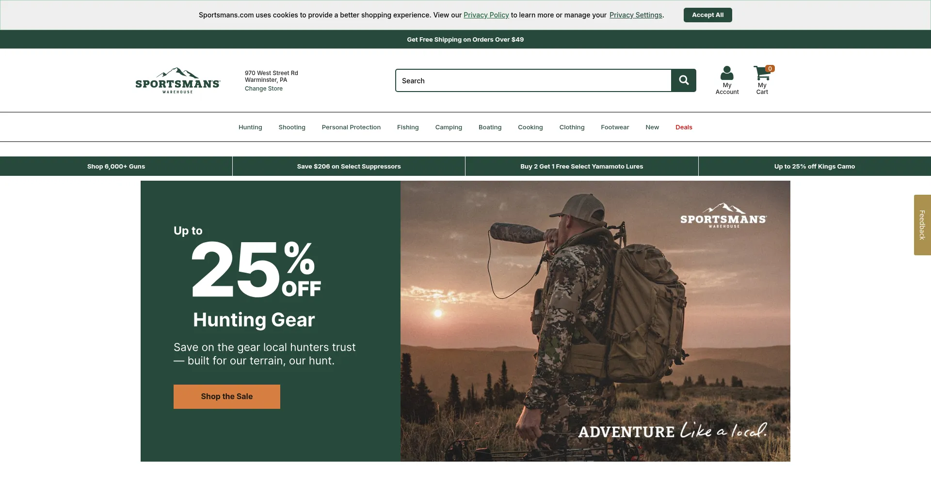Sportsmans.com 安全可靠吗？