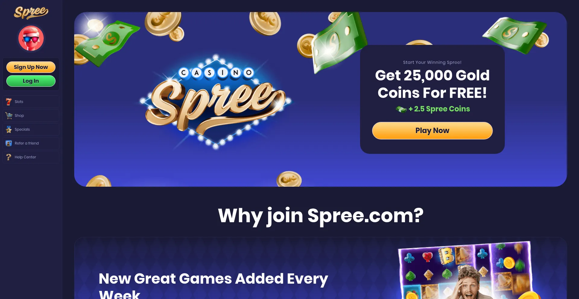 Spree.com Screenshot