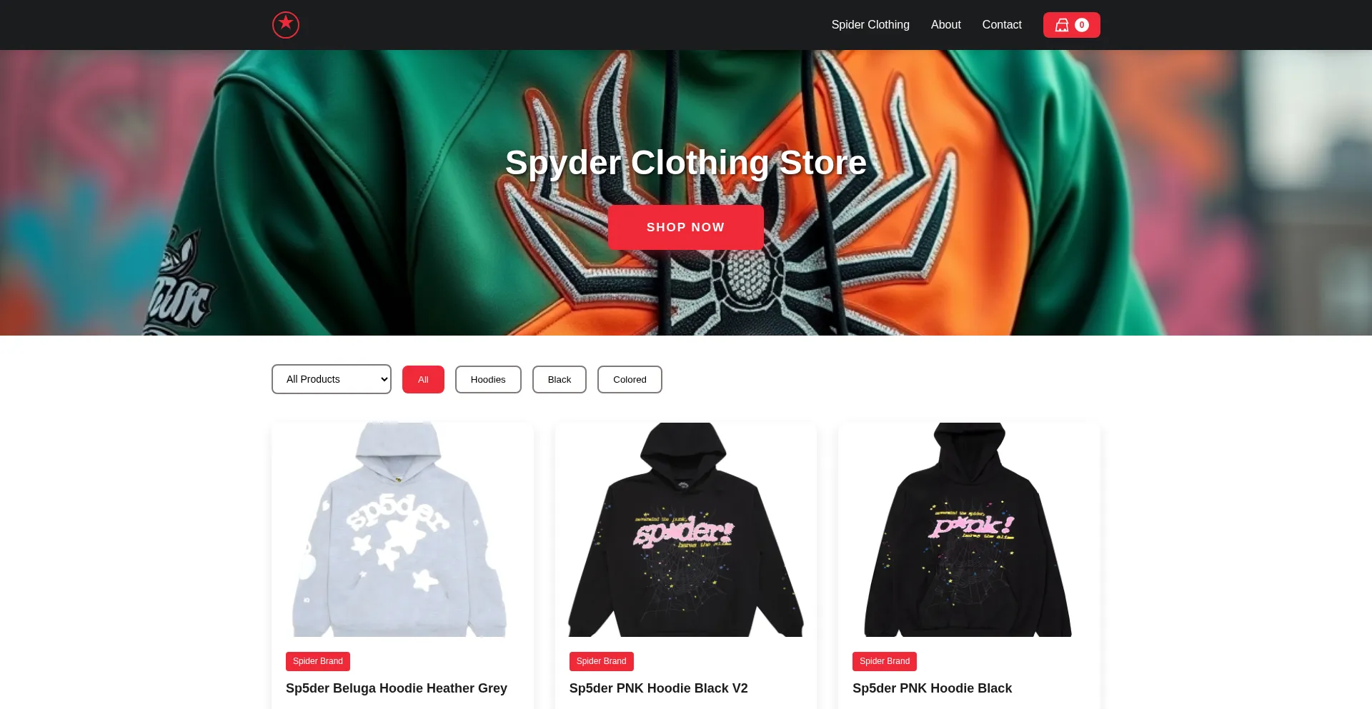 Spyderclothing.org