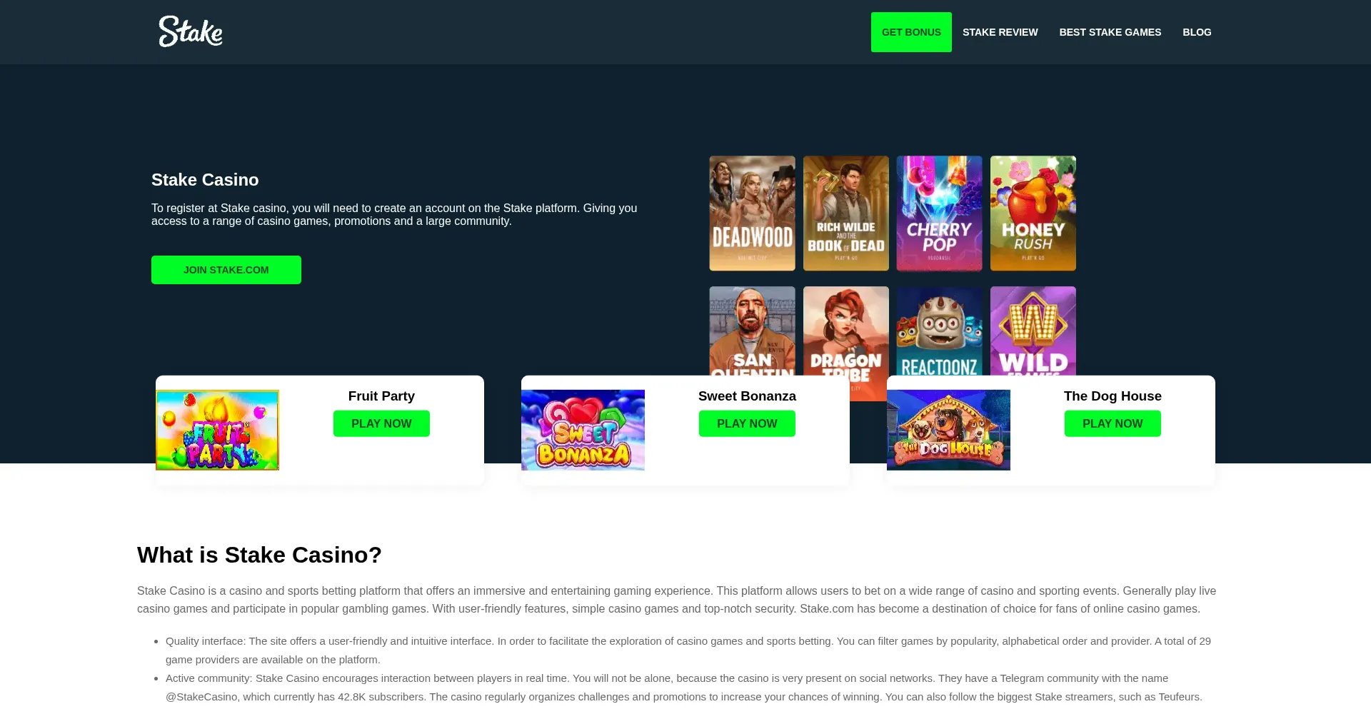 Stakecasinohub.com